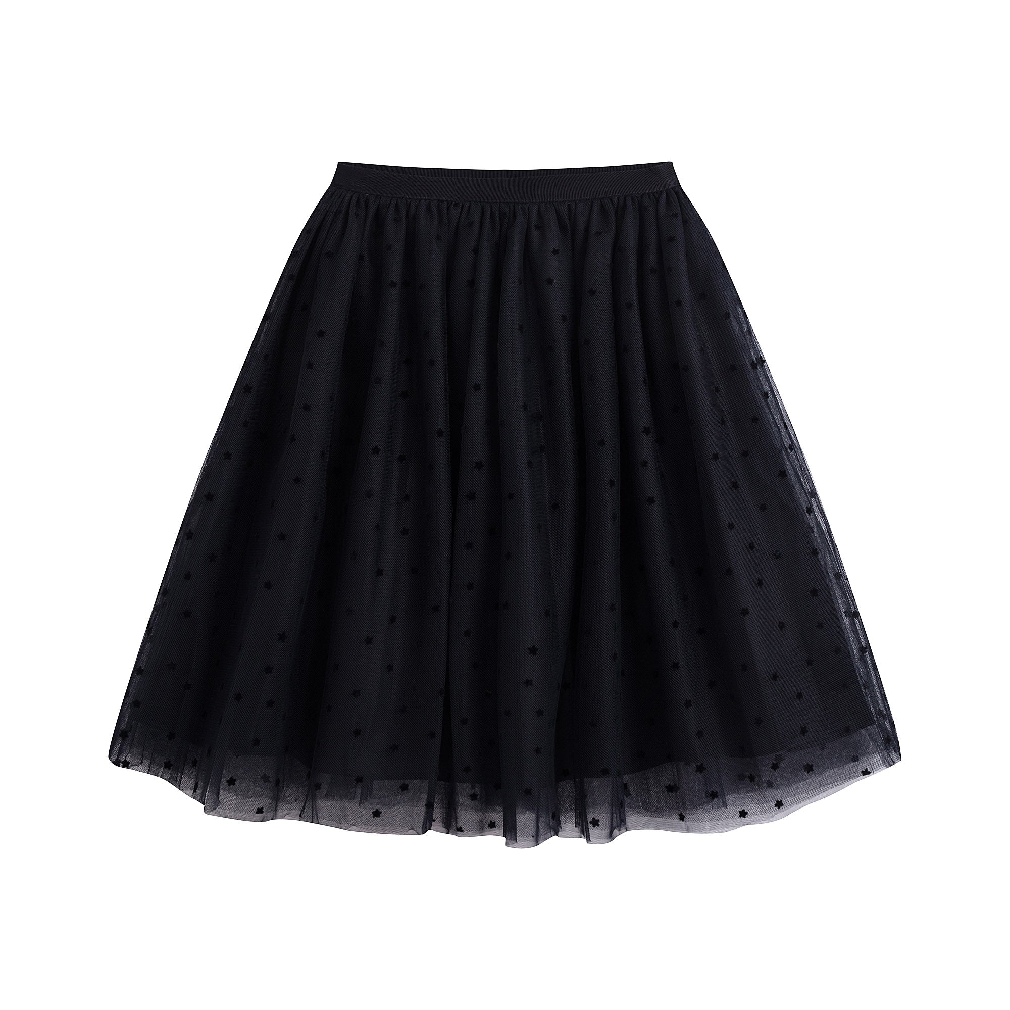 Girls Navy Tulle Skirt