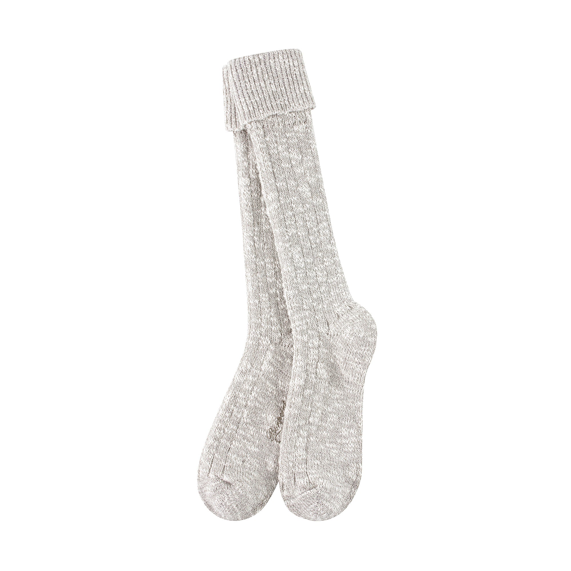 Girls Light Grey Cotton Socks