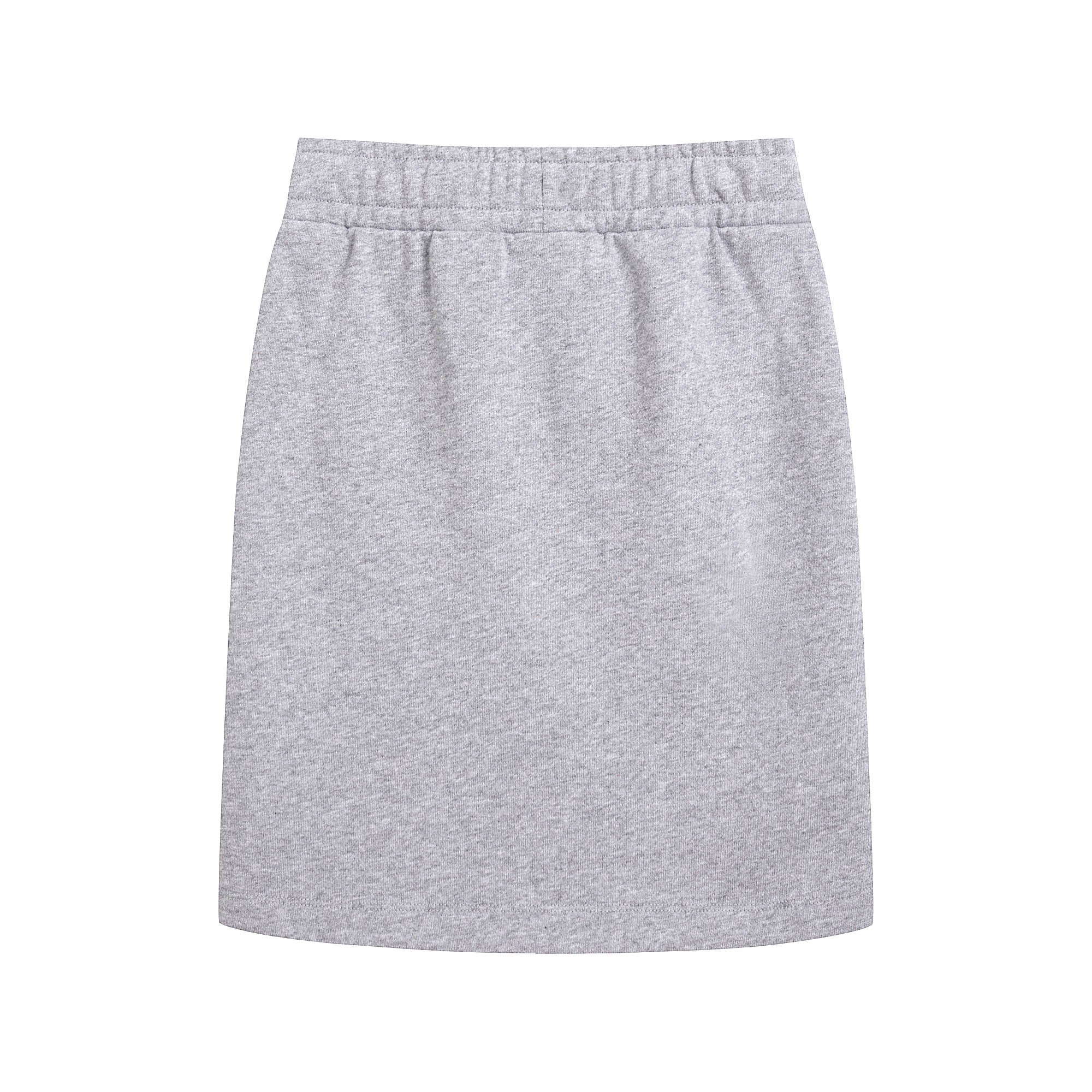 Girls Grey Cotton Skirt