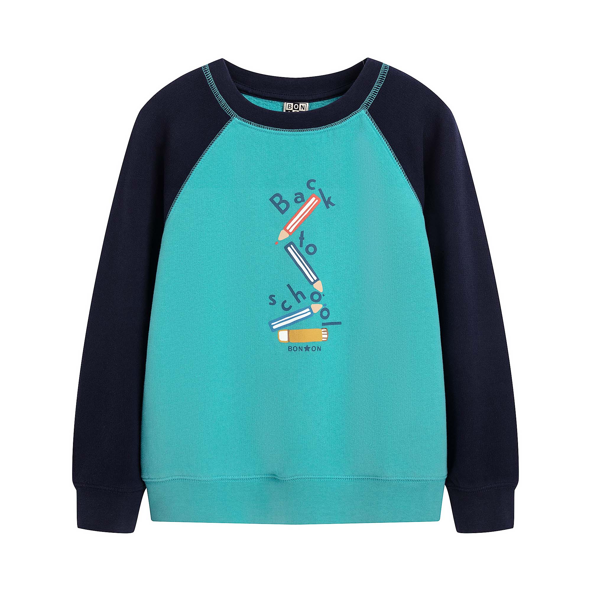 Boys Blue Cotton Sweatshirt