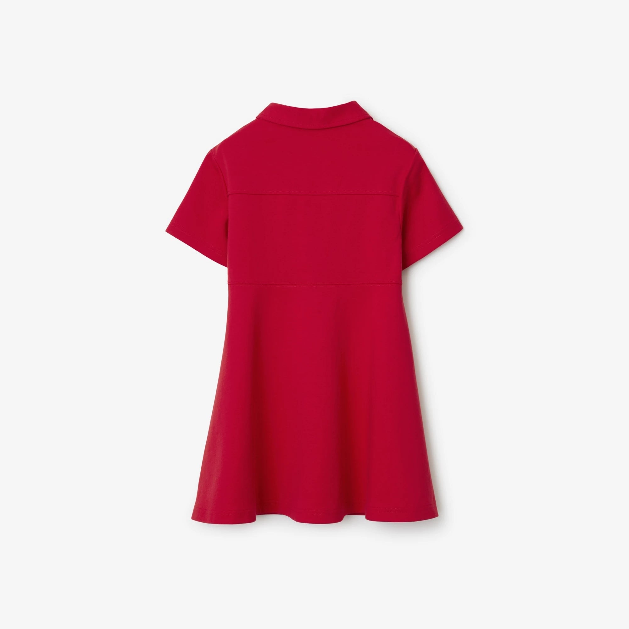 Girls red cotton clearance dress