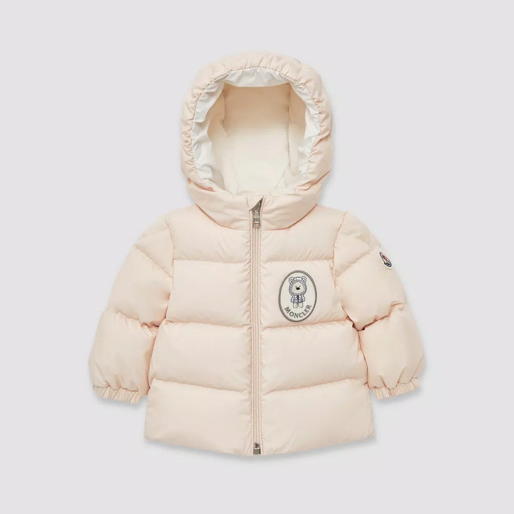 Baby Boys & Girls Pale Pink "SANYU" Padded Down Jacket