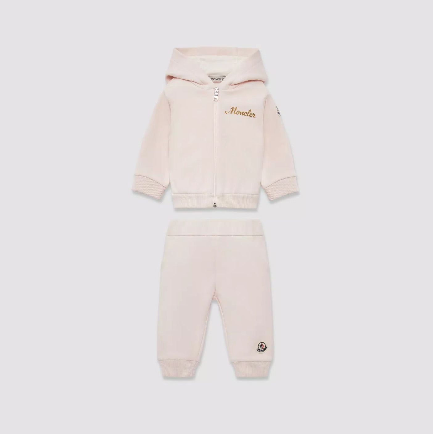 Baby Girls Light Pink Cotton Set