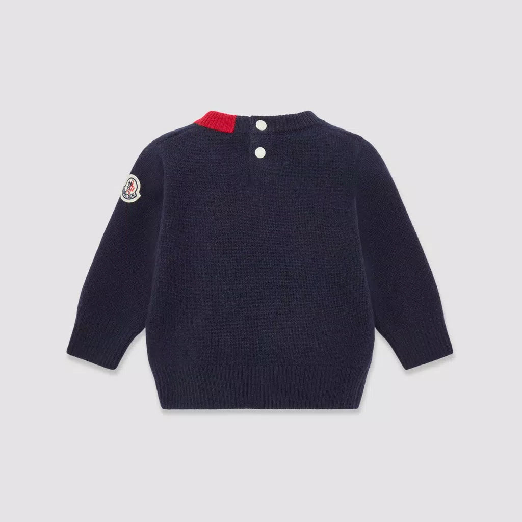 Baby Boys Navy Wool Sweater