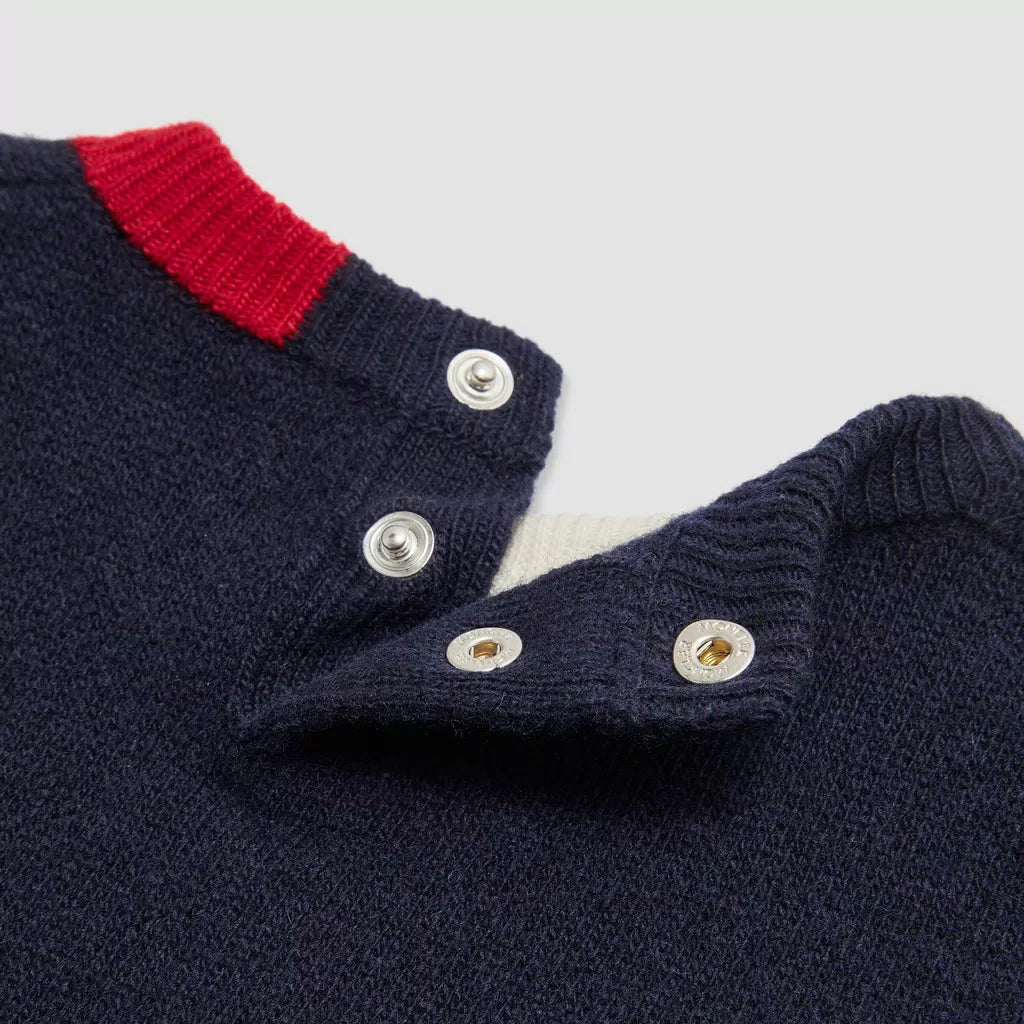 Baby Boys Navy Wool Sweater