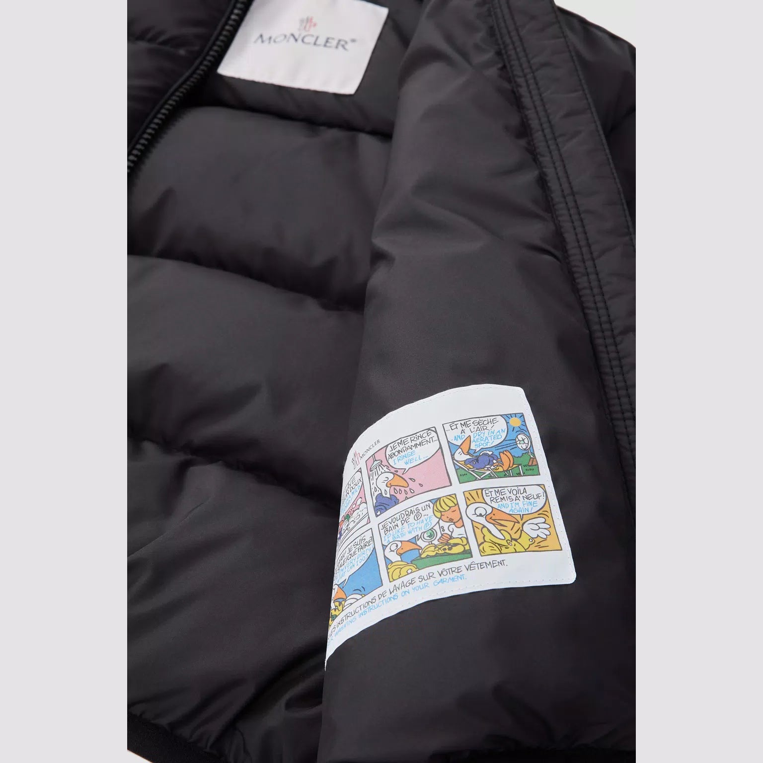 Girls Black "ABBADIA" Padded Down Jacket