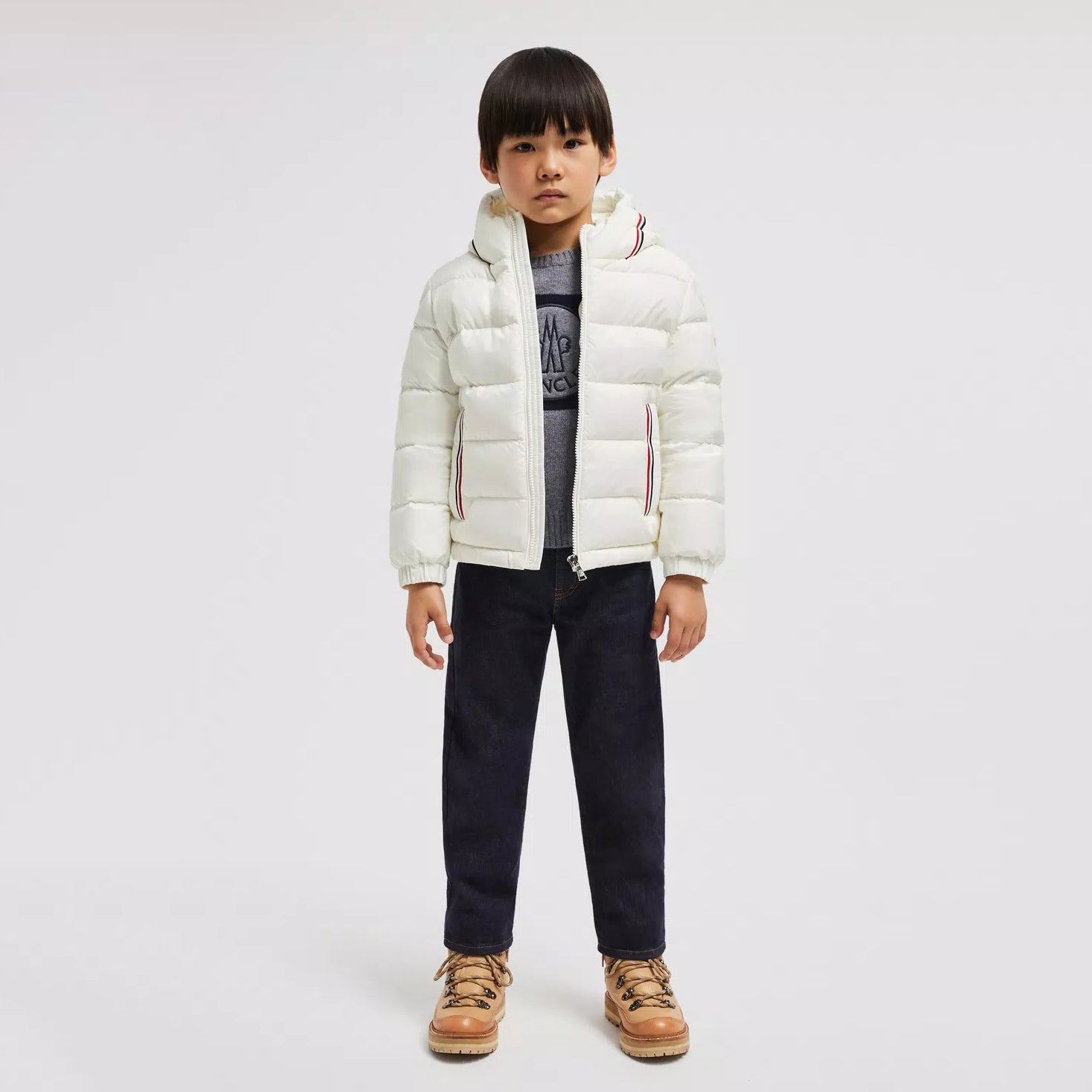 Boys Navy Denim Trousers