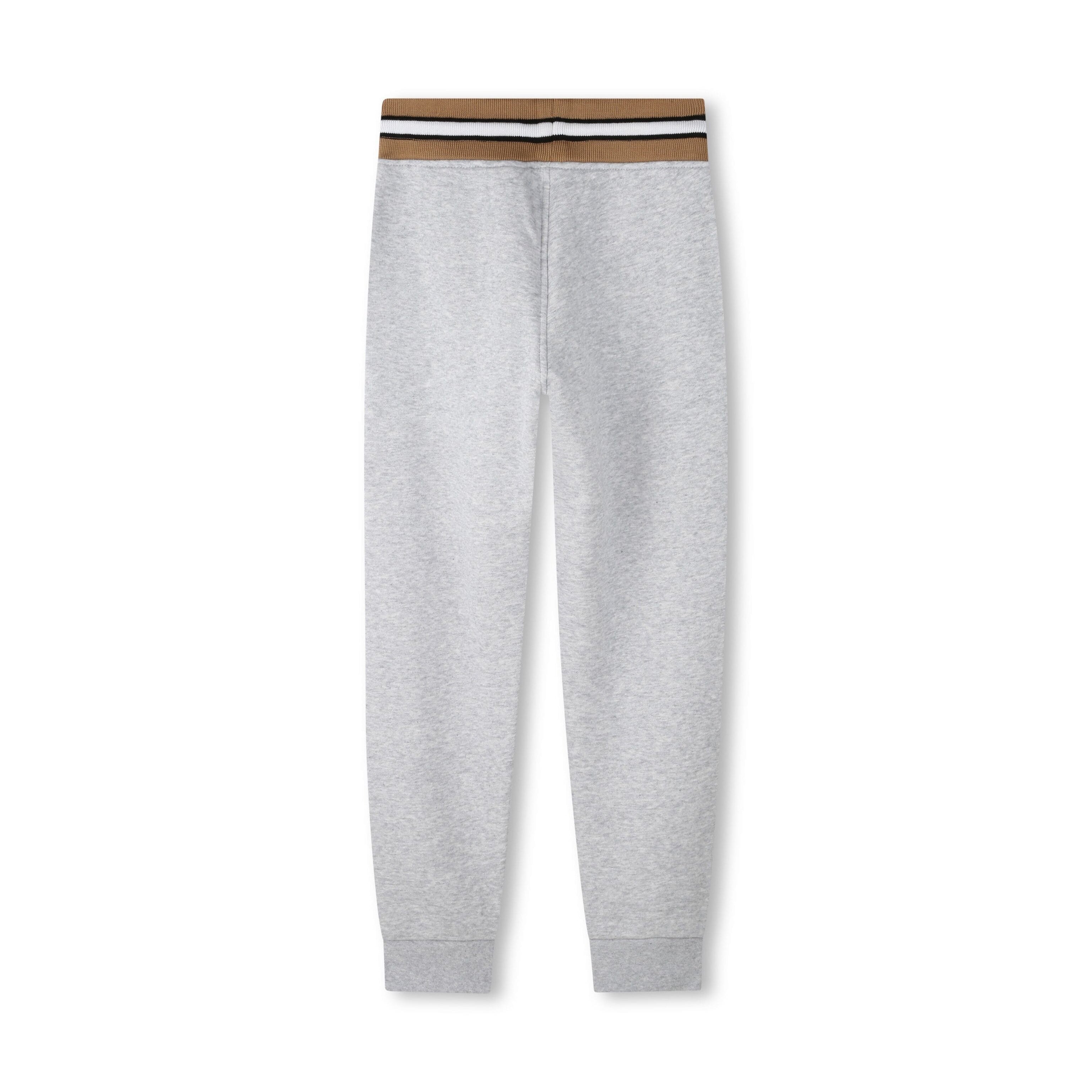 Boys Grey Cotton Trousers