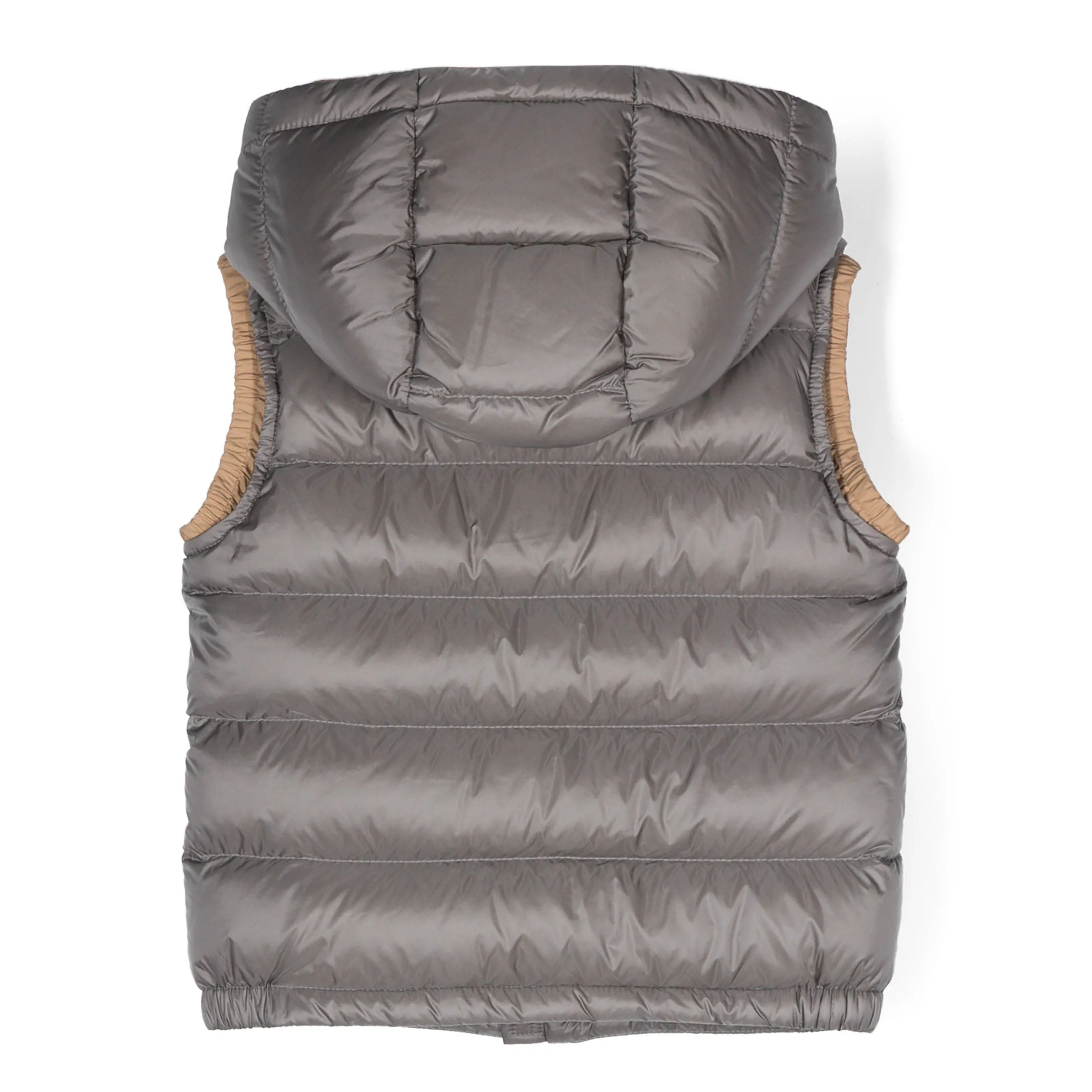 Boys Grey "ZIBIAH" Padded Down Gilet