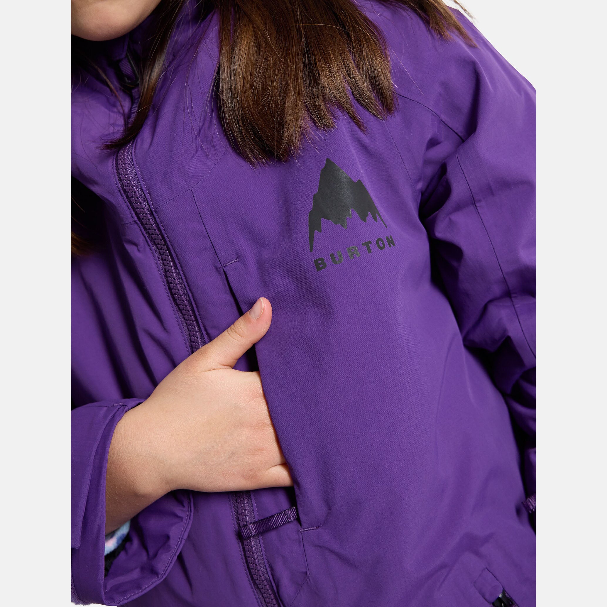 Boys & Girls Purple 2L "Hillslope" Ski Jacket