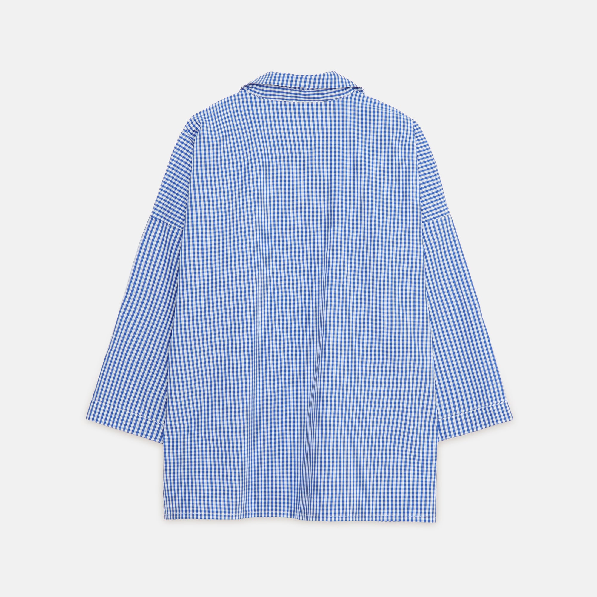 Boys & Girls Blue Check Cotton Shirt