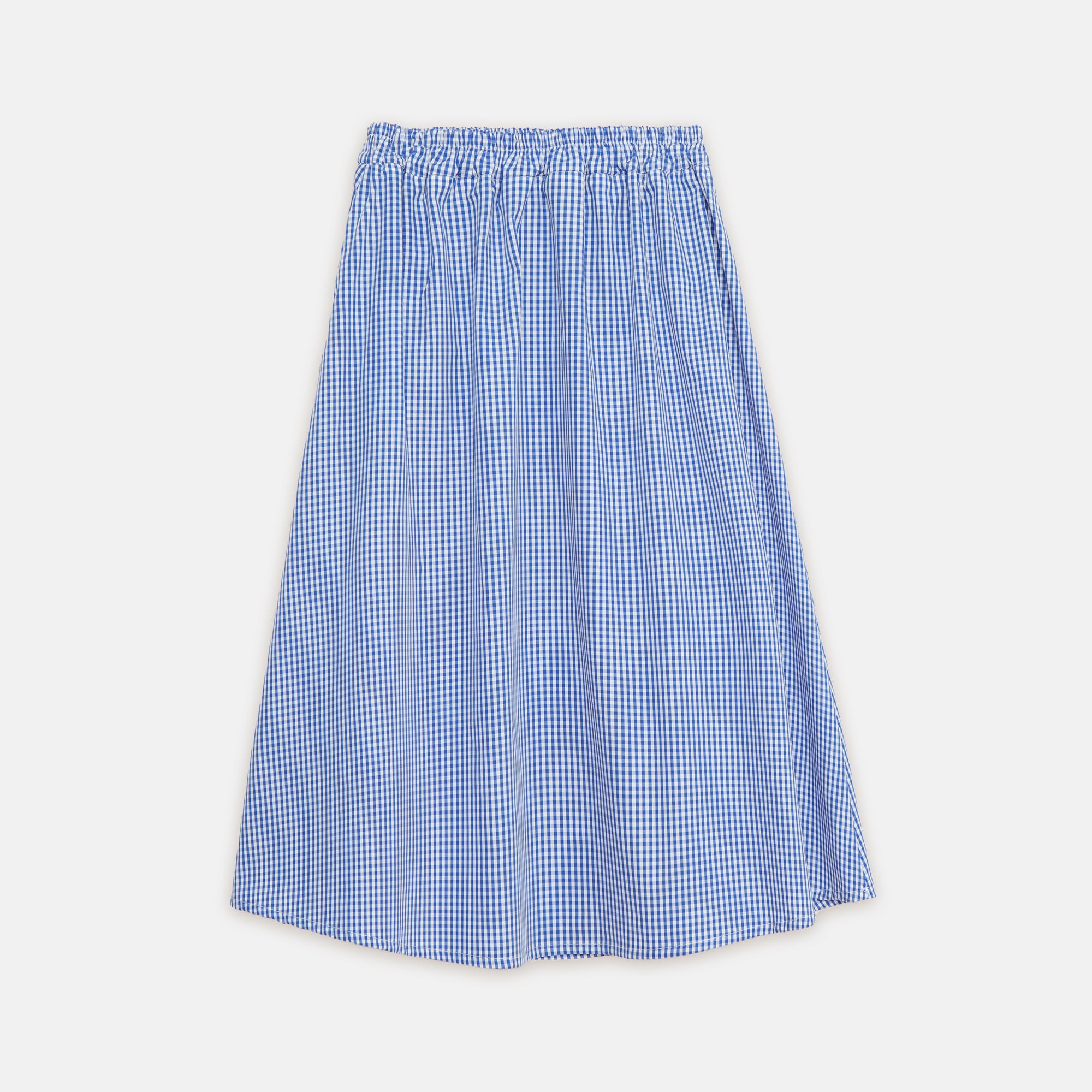 Boys & Girls Blue Check Cotton Skirt