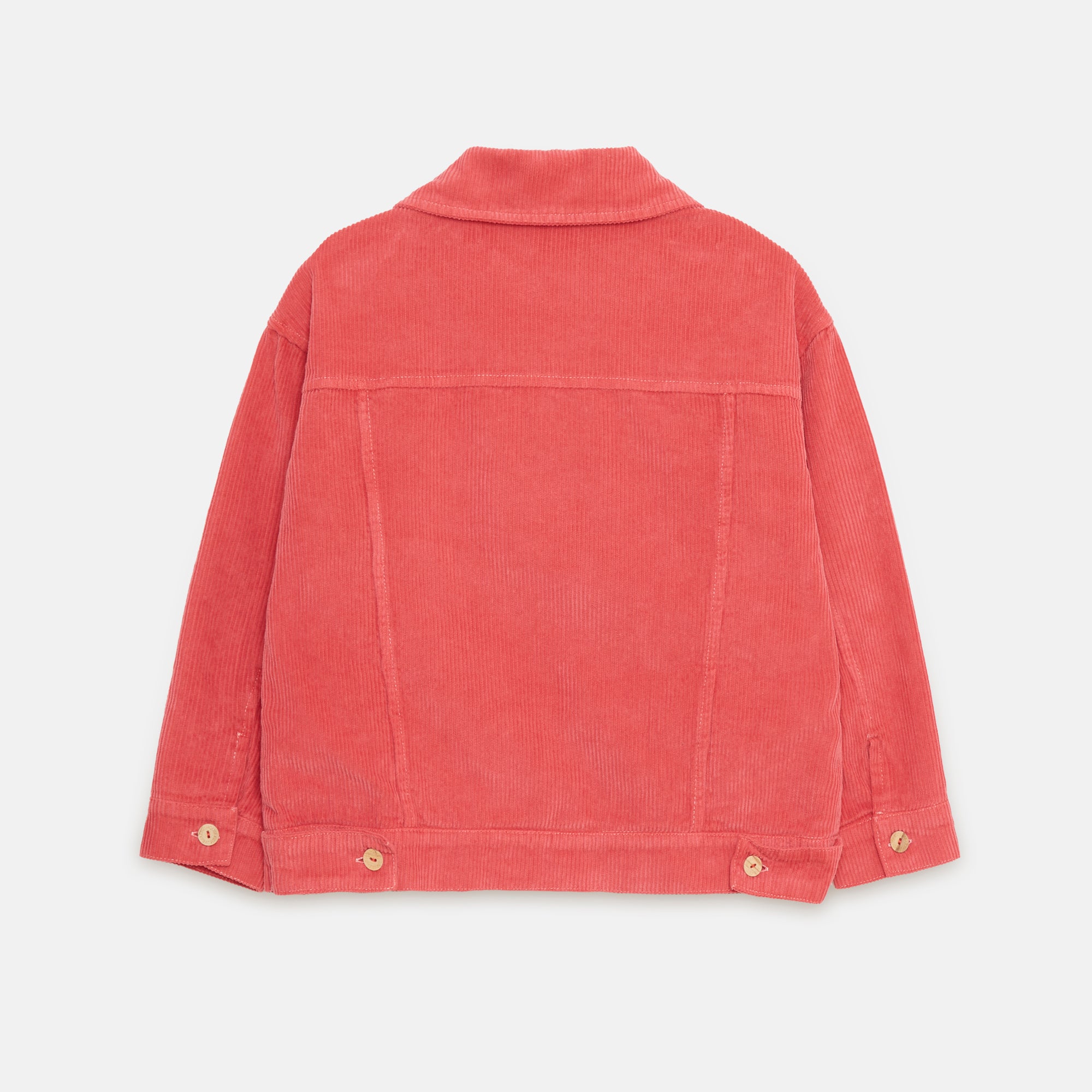 Girls Red Corduroy Jacket