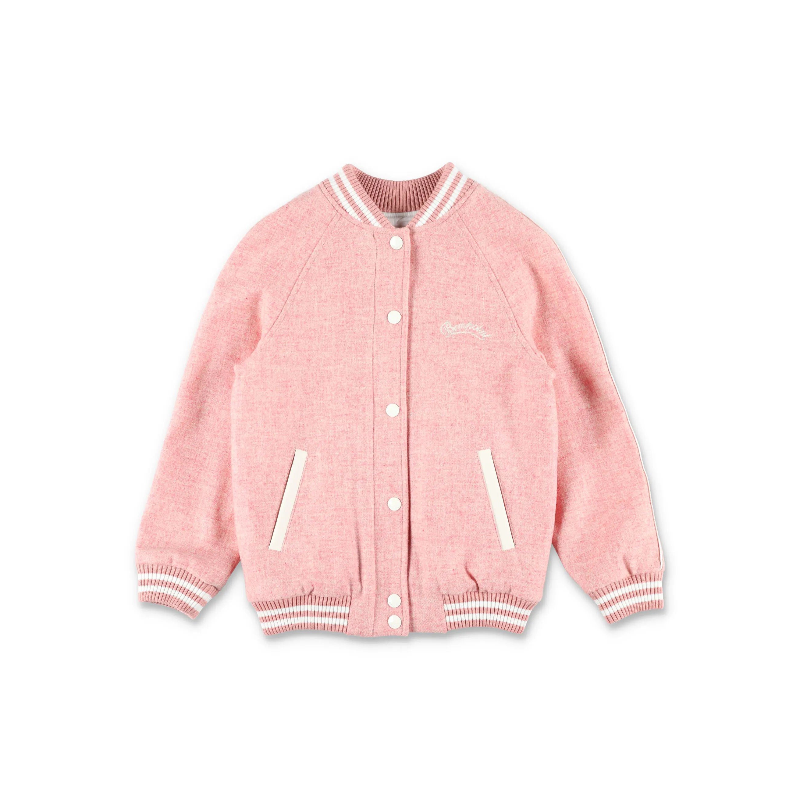 Girls Pink Wool Jacket