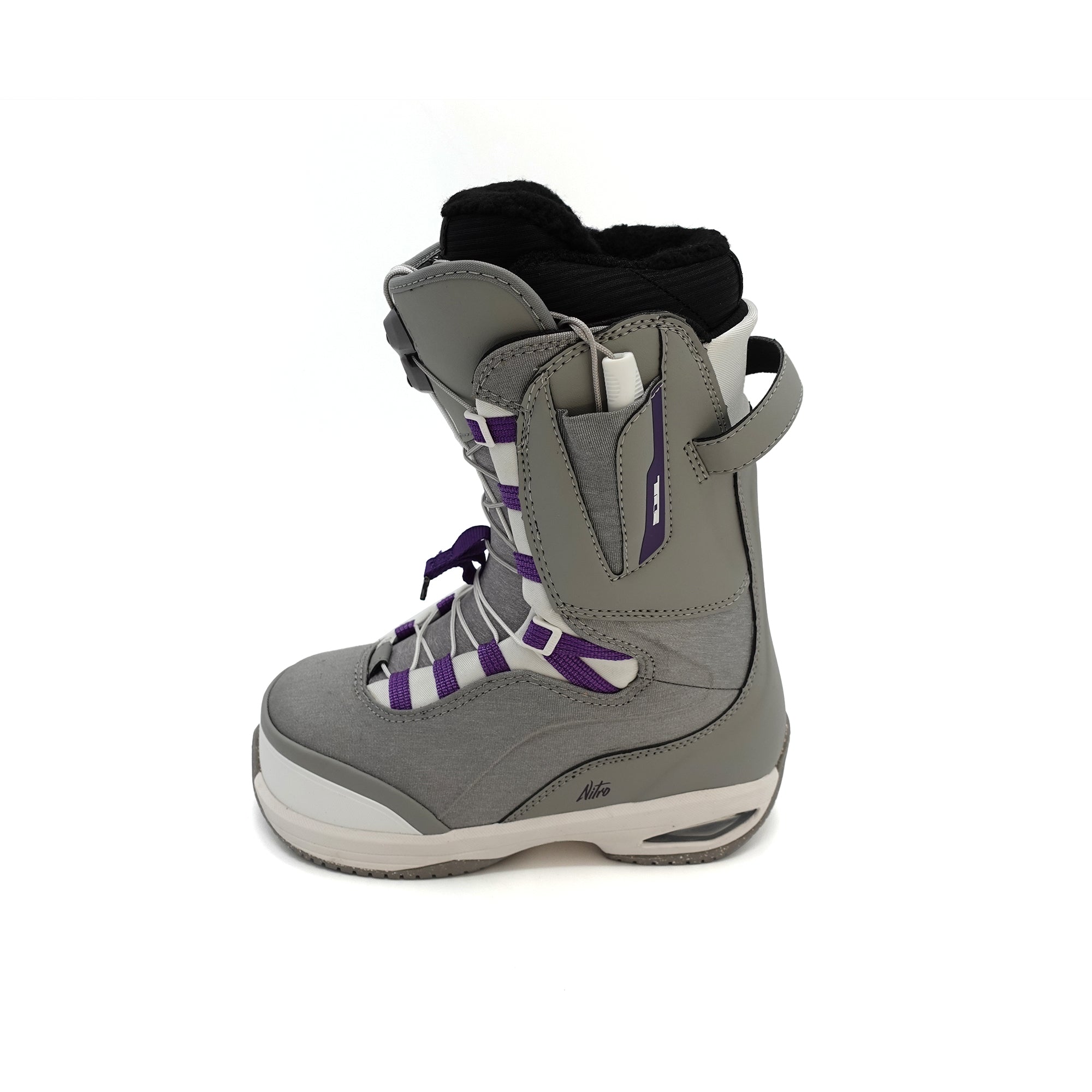 Girls Grey "FAINT" Snow Shoes