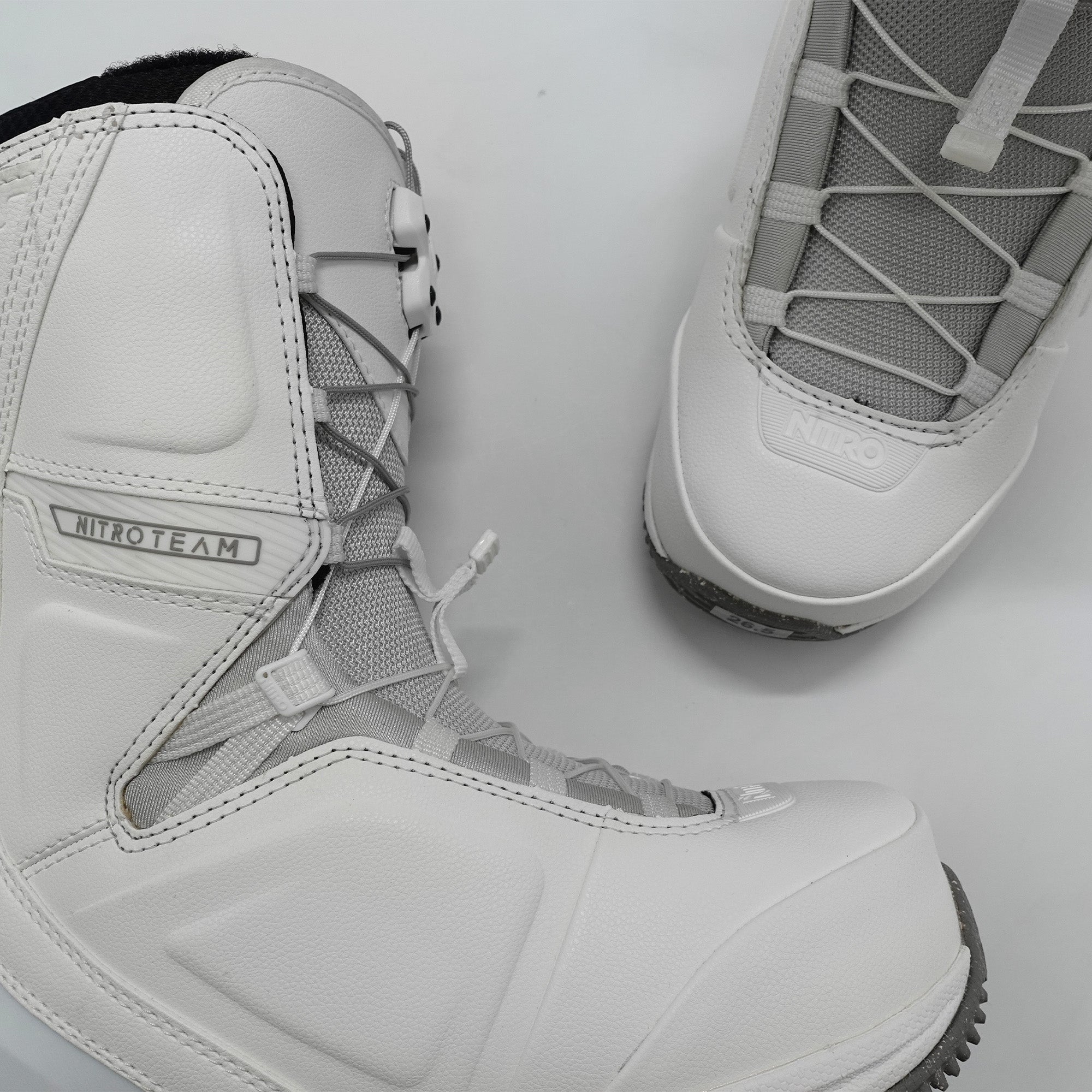 Boys White "TEAM" Snow Shoes