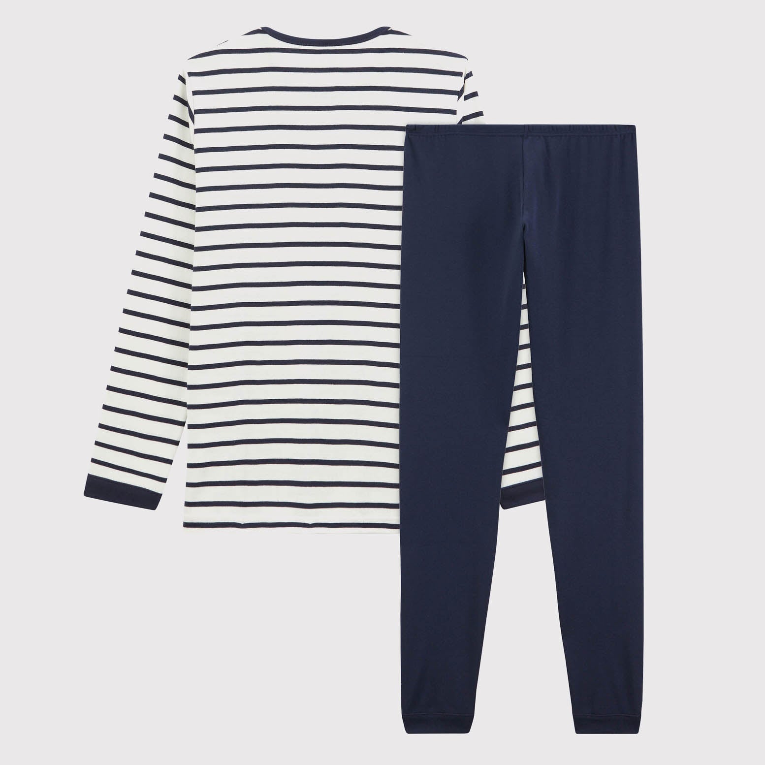 Boys Blue Stripes Cotton Set