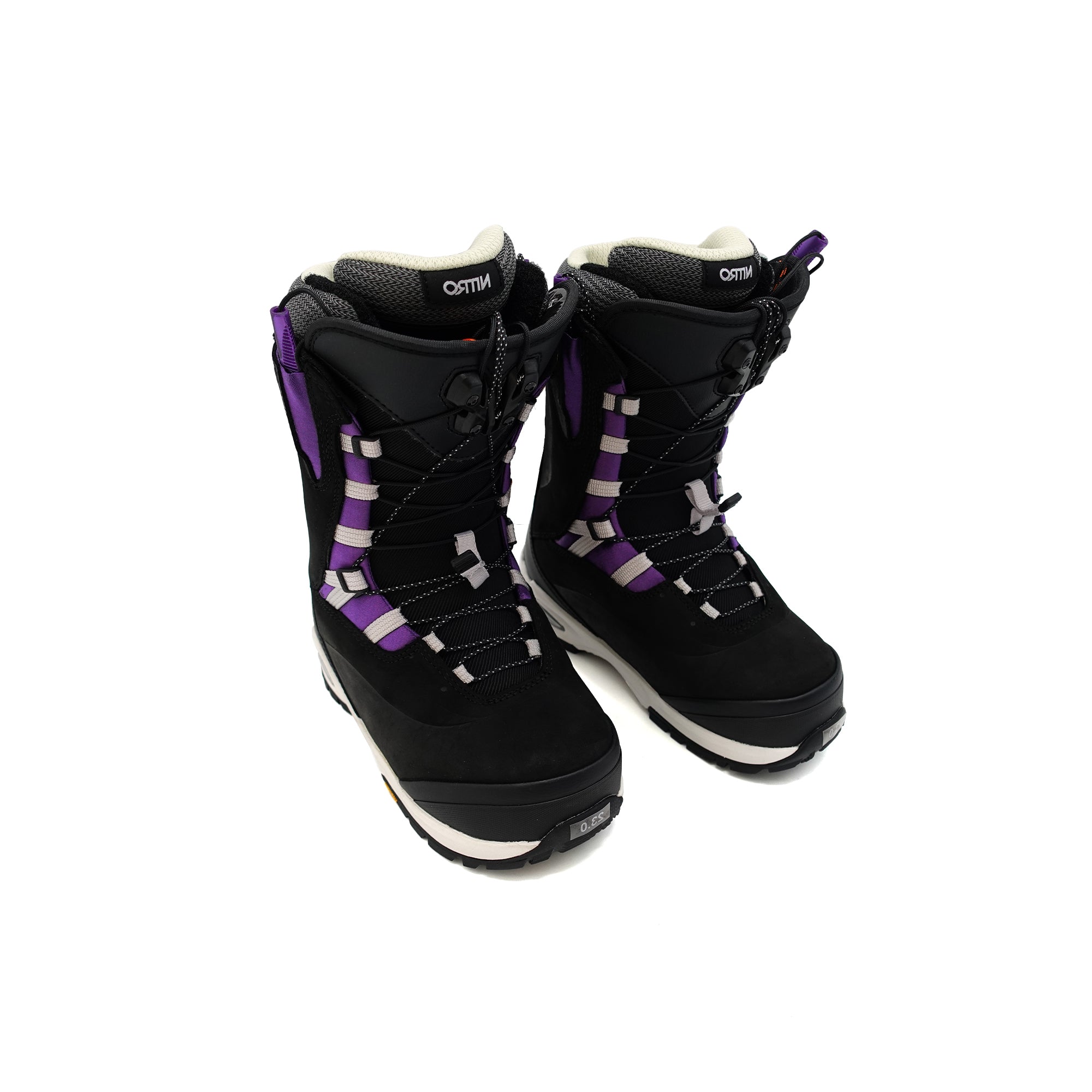 Girls Black "BIANCA" Snow Shoes