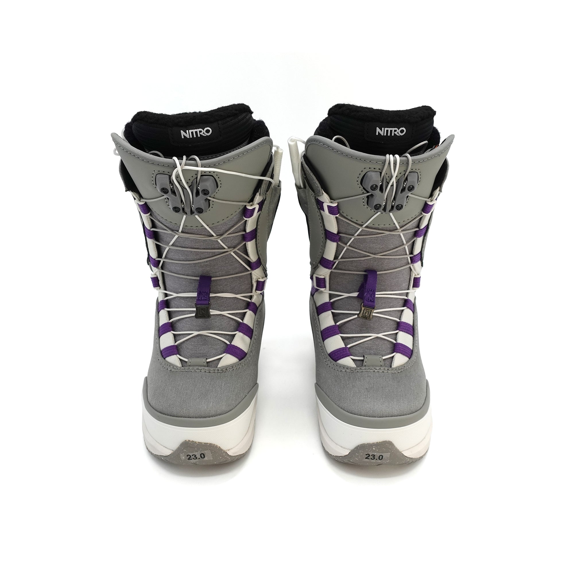 Girls Grey "FAINT" Snow Shoes