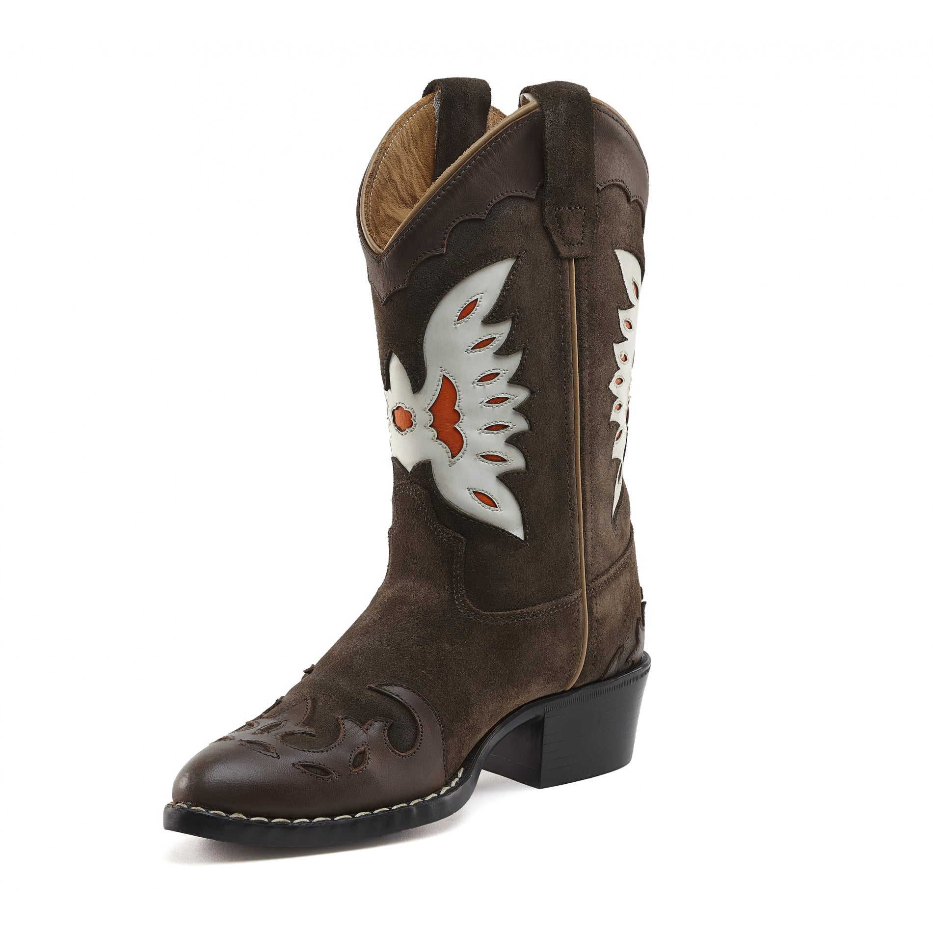 Girls Brown Cowboy Boots