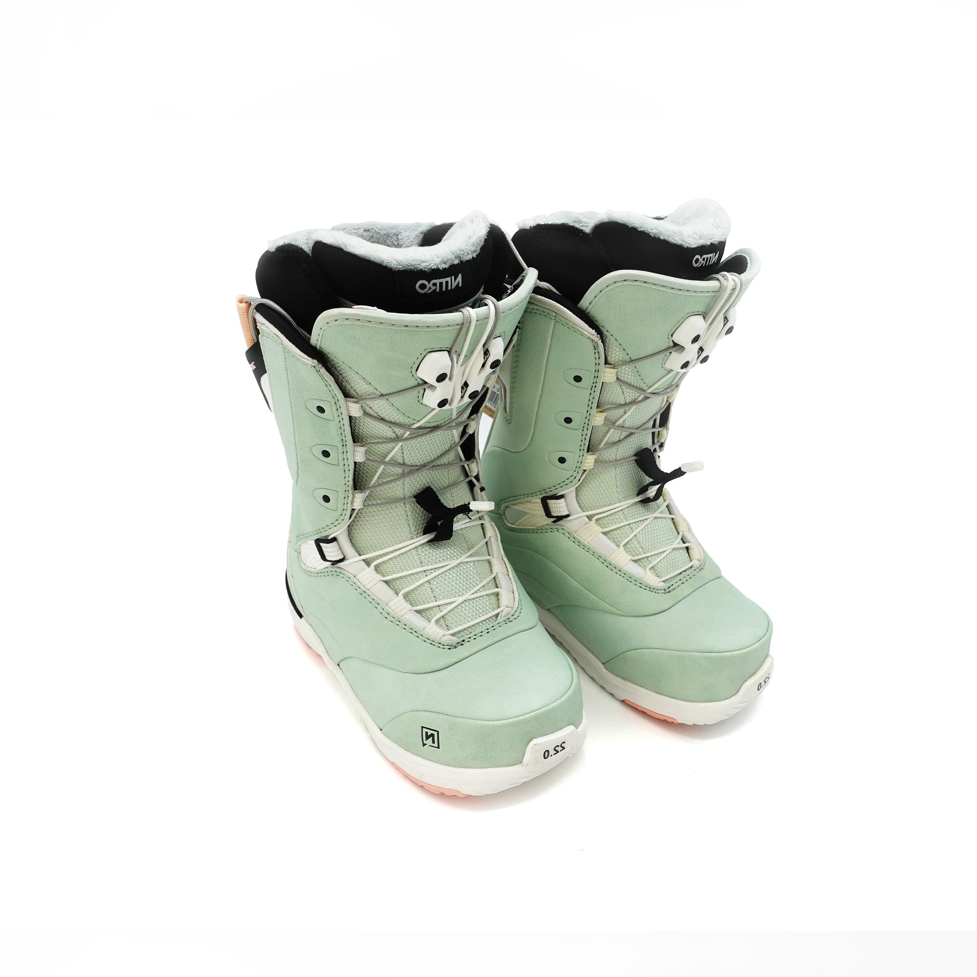 Girls Mint "CROWN" Snow Shoes