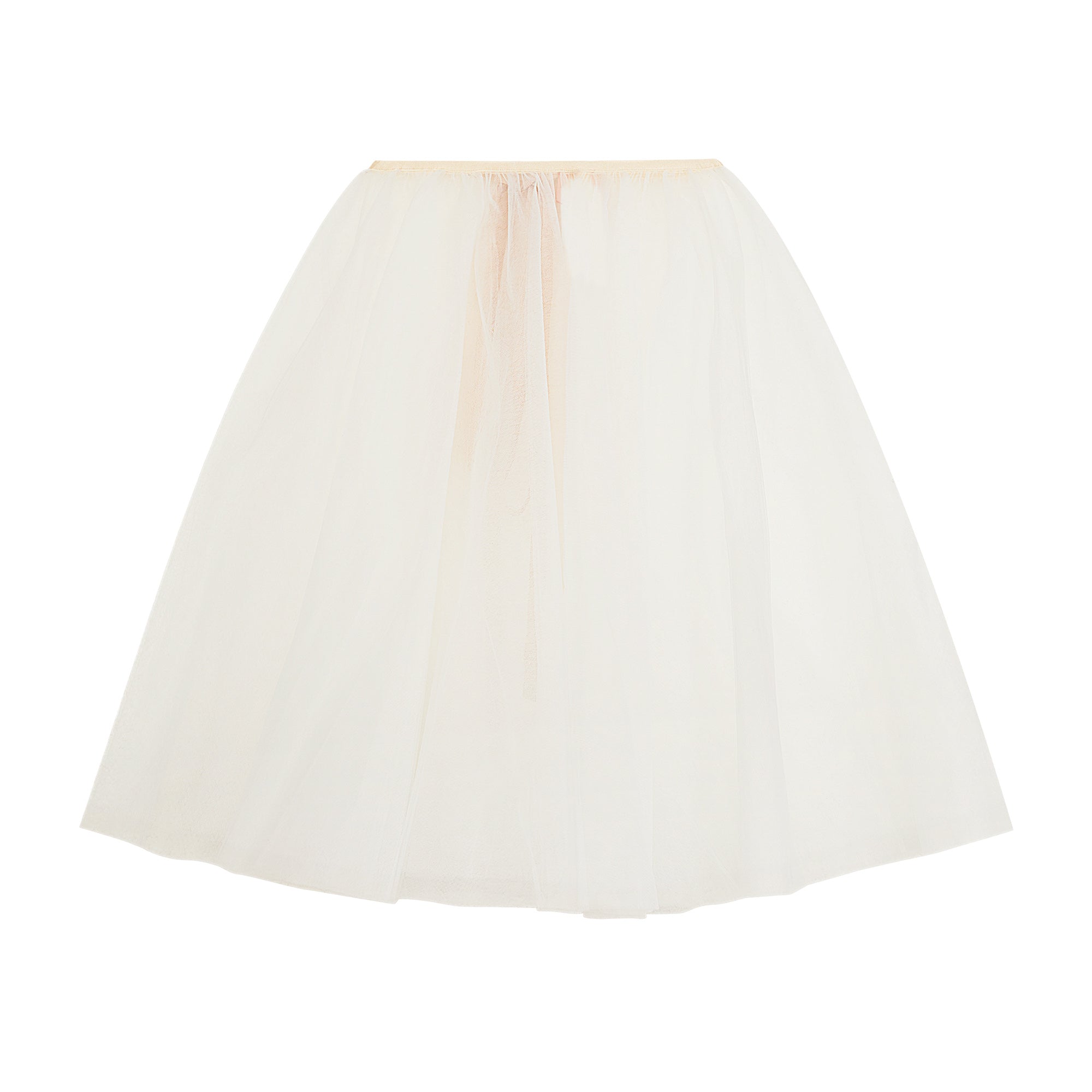 Girls White Ballet Skirt