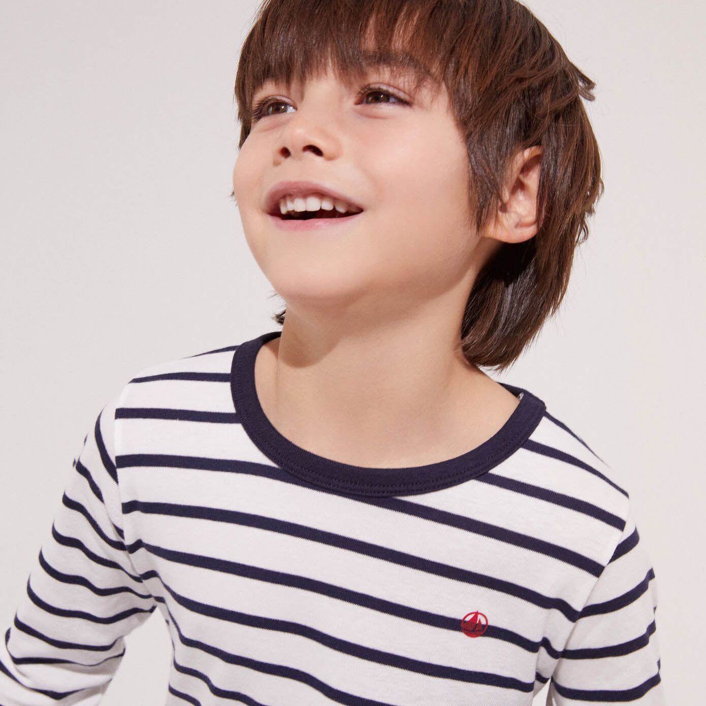 Boys Blue Stripes Cotton Set