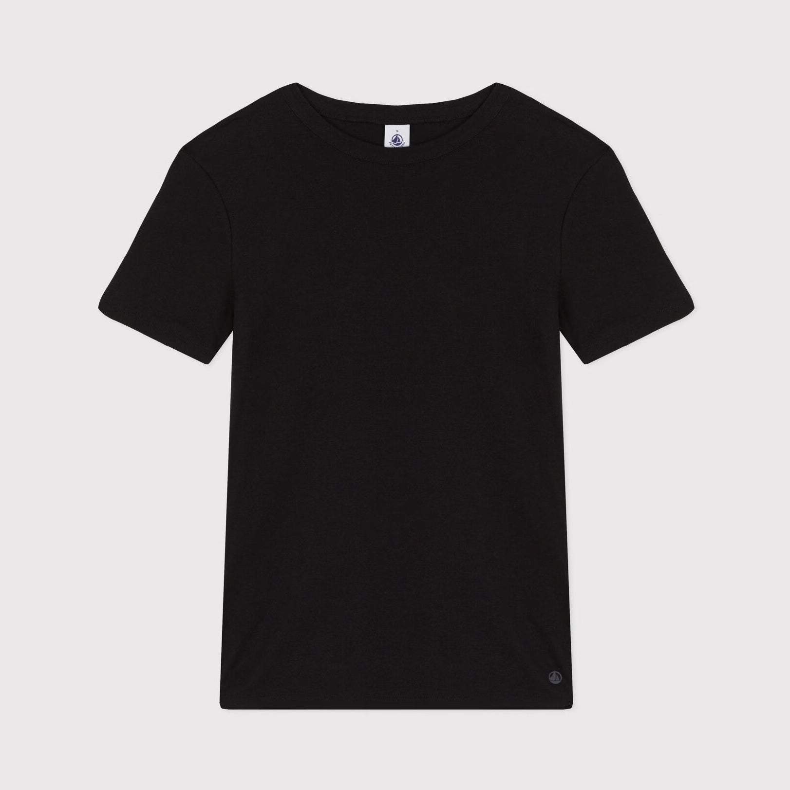 Women Black Cotton T-Shirt