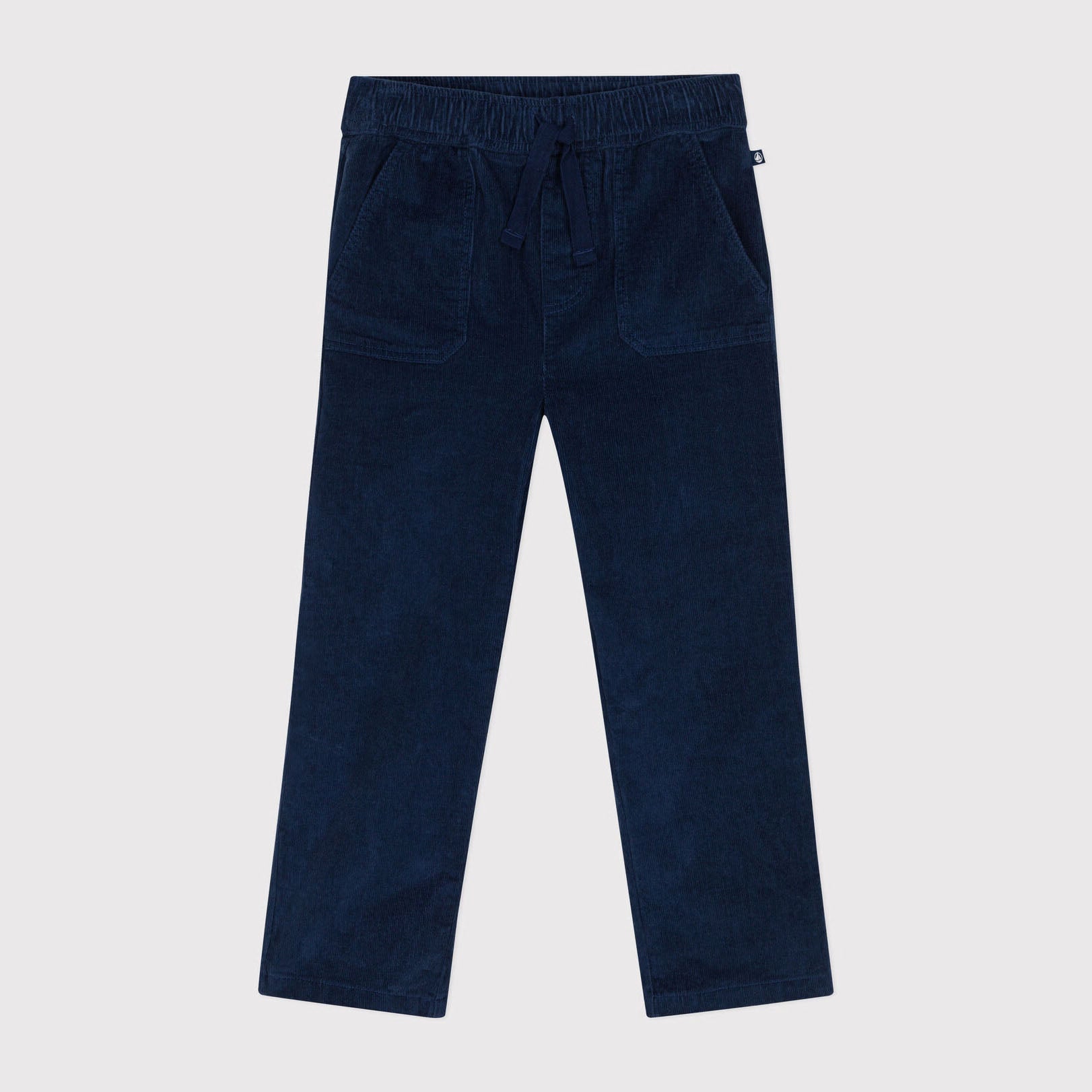 Boys Dark Blue Corduroy Trousers