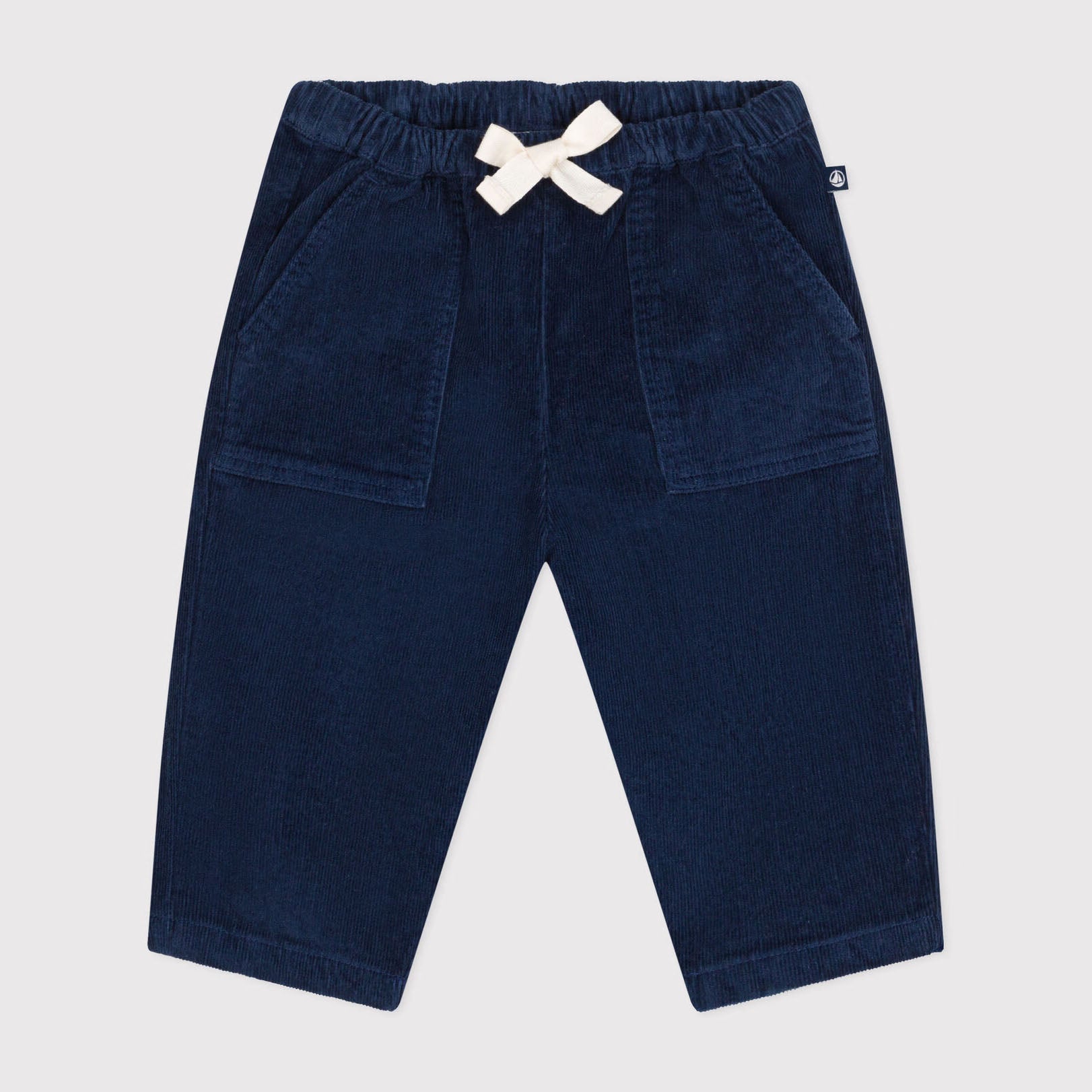 Baby Boys & Girls Dark Blue Corduroy Trousers