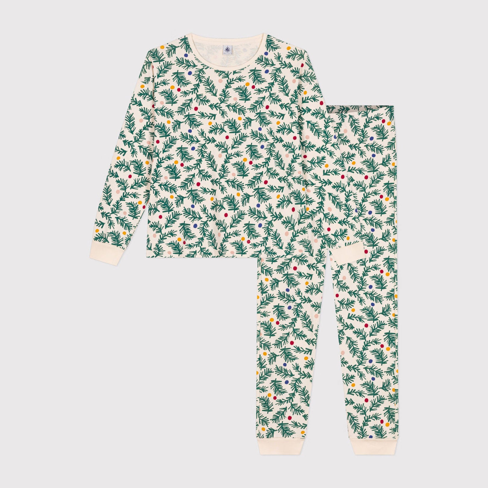 Women Green Printed Cotton Nightwear Set