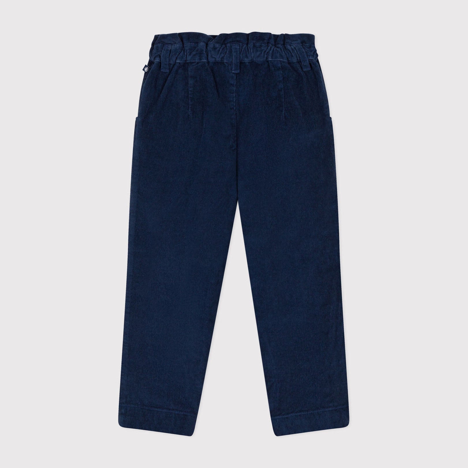 Girls Navy Corduroy Trousers