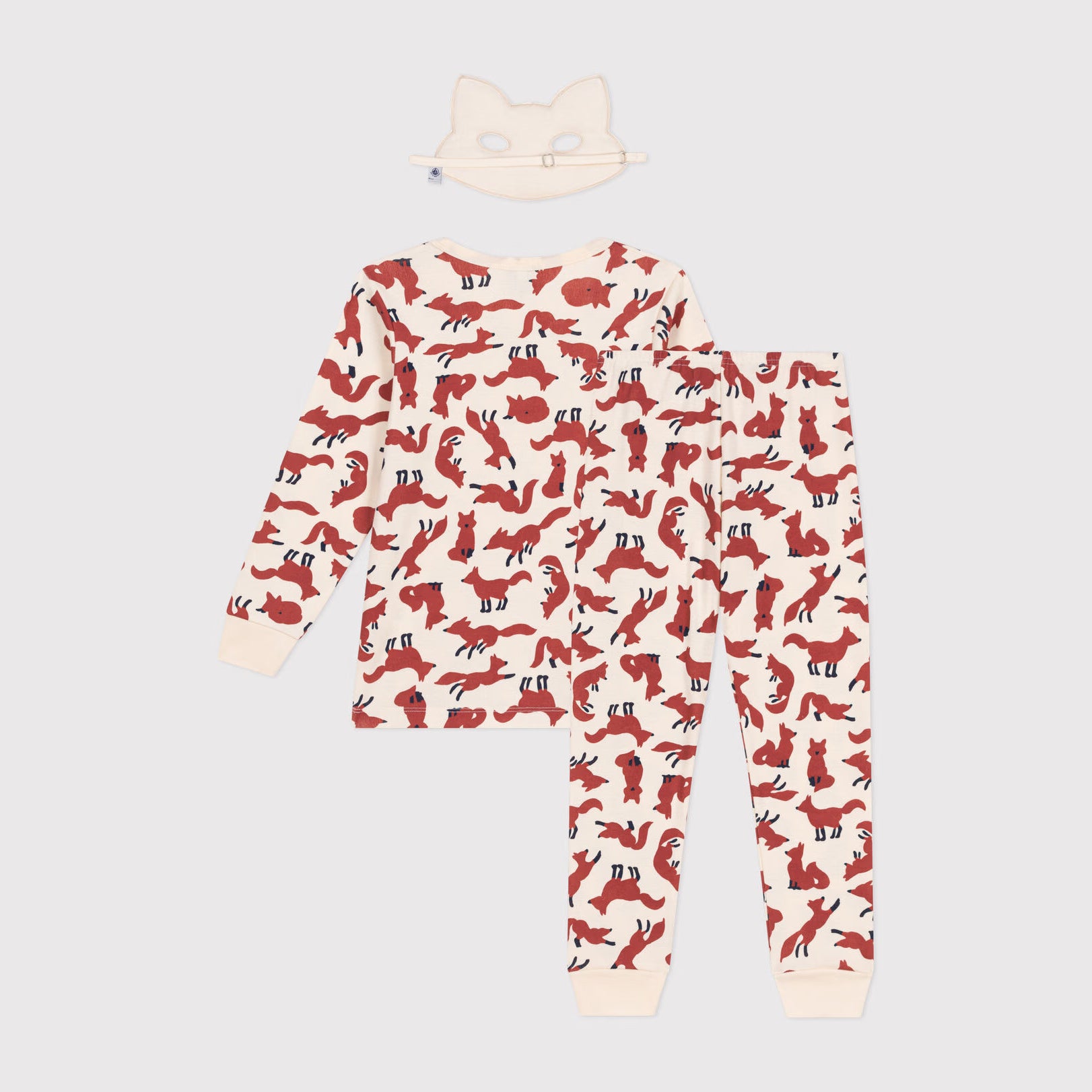 Boys Red Printed Cotton Nightwear Set