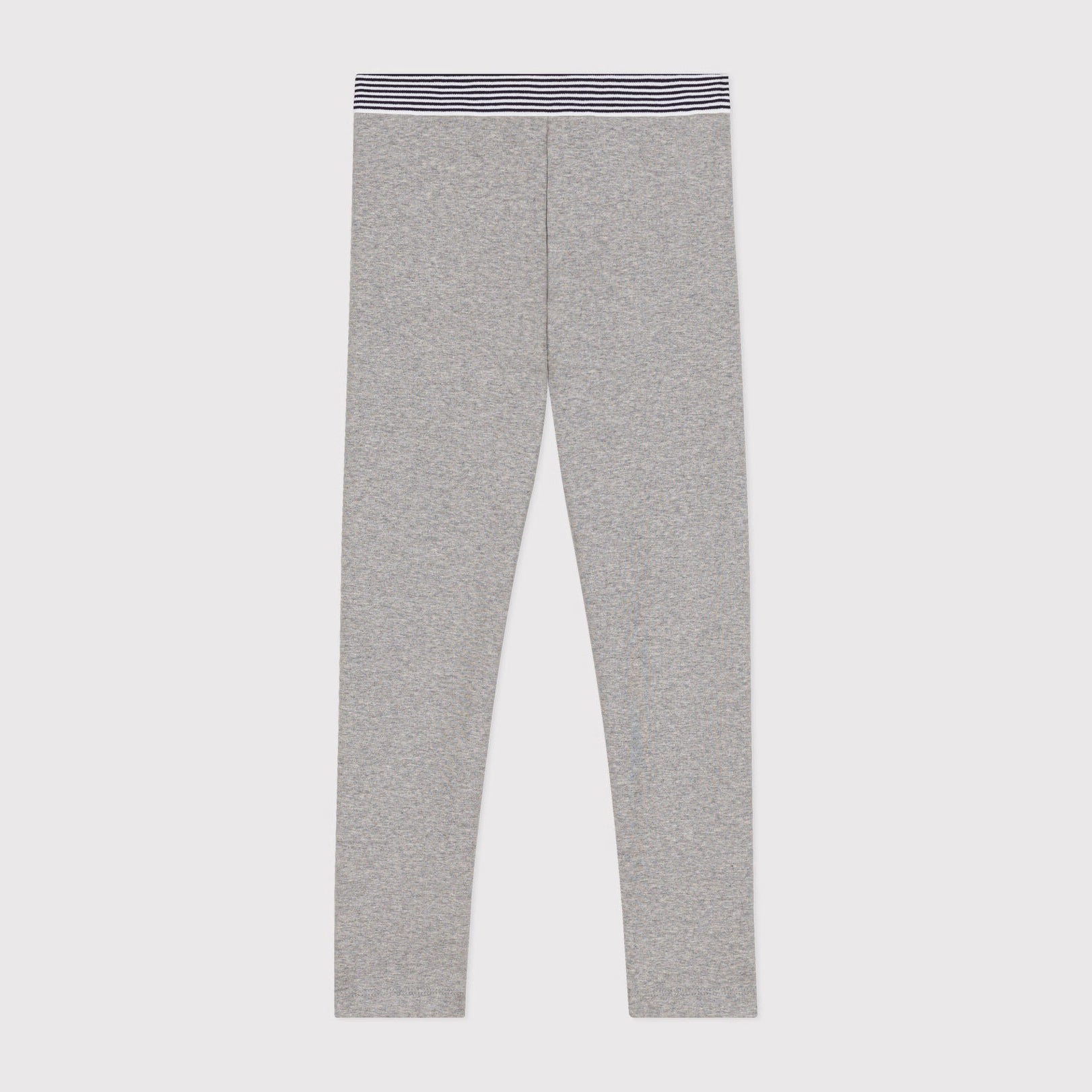 Girls Grey Cotton Leggings