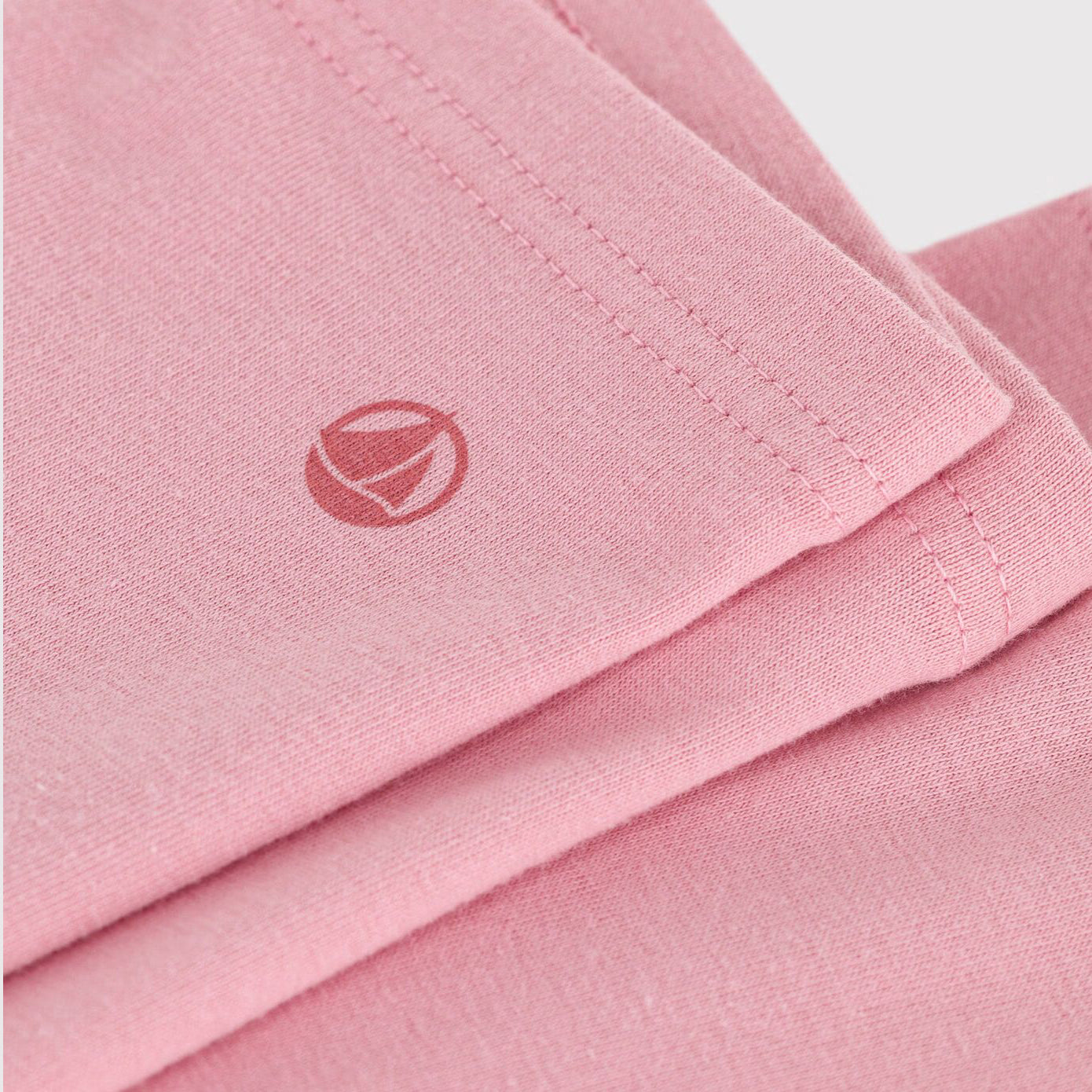 Girls Pink Logo Cotton Leggings