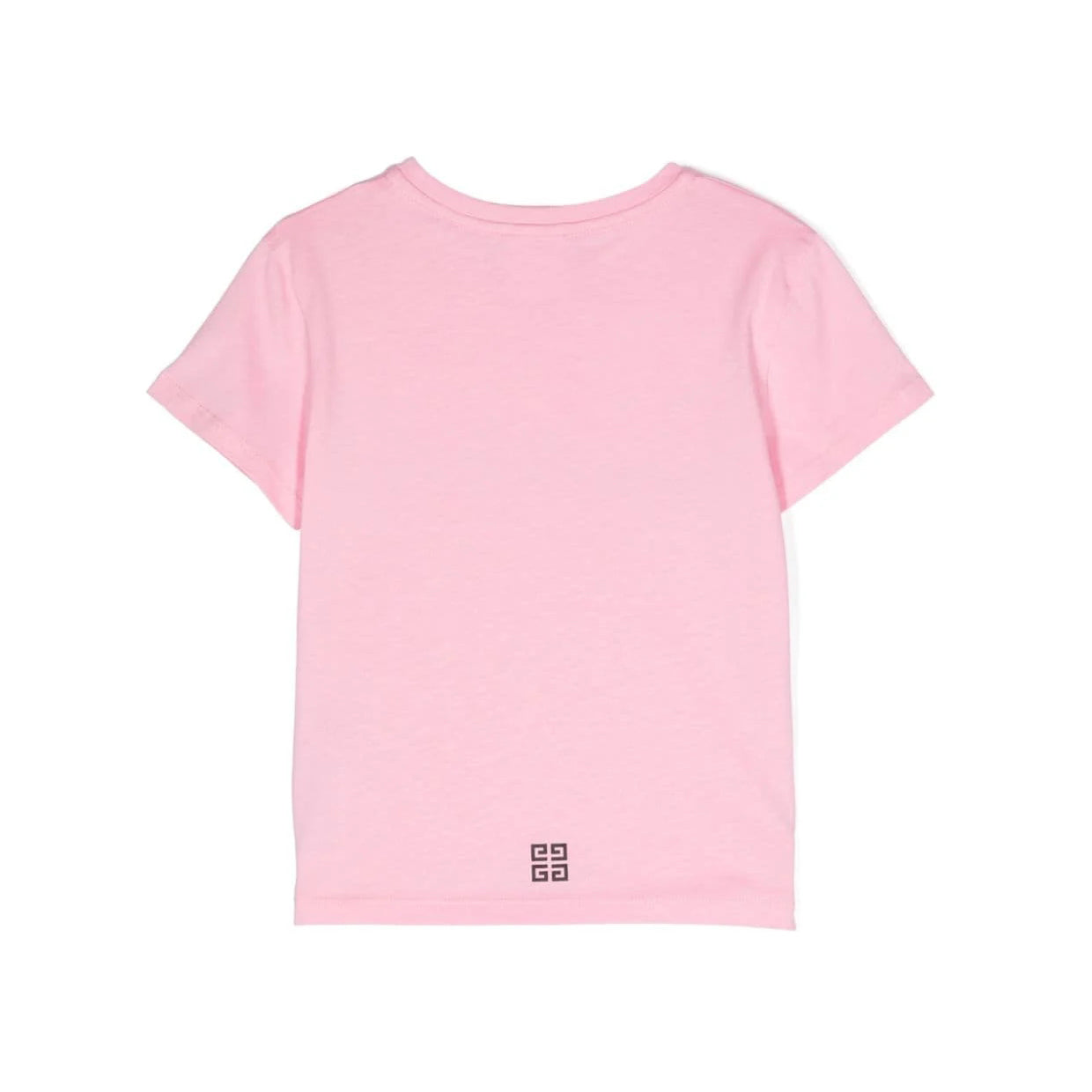 Girls Pink Logo Cotton T-Shirt