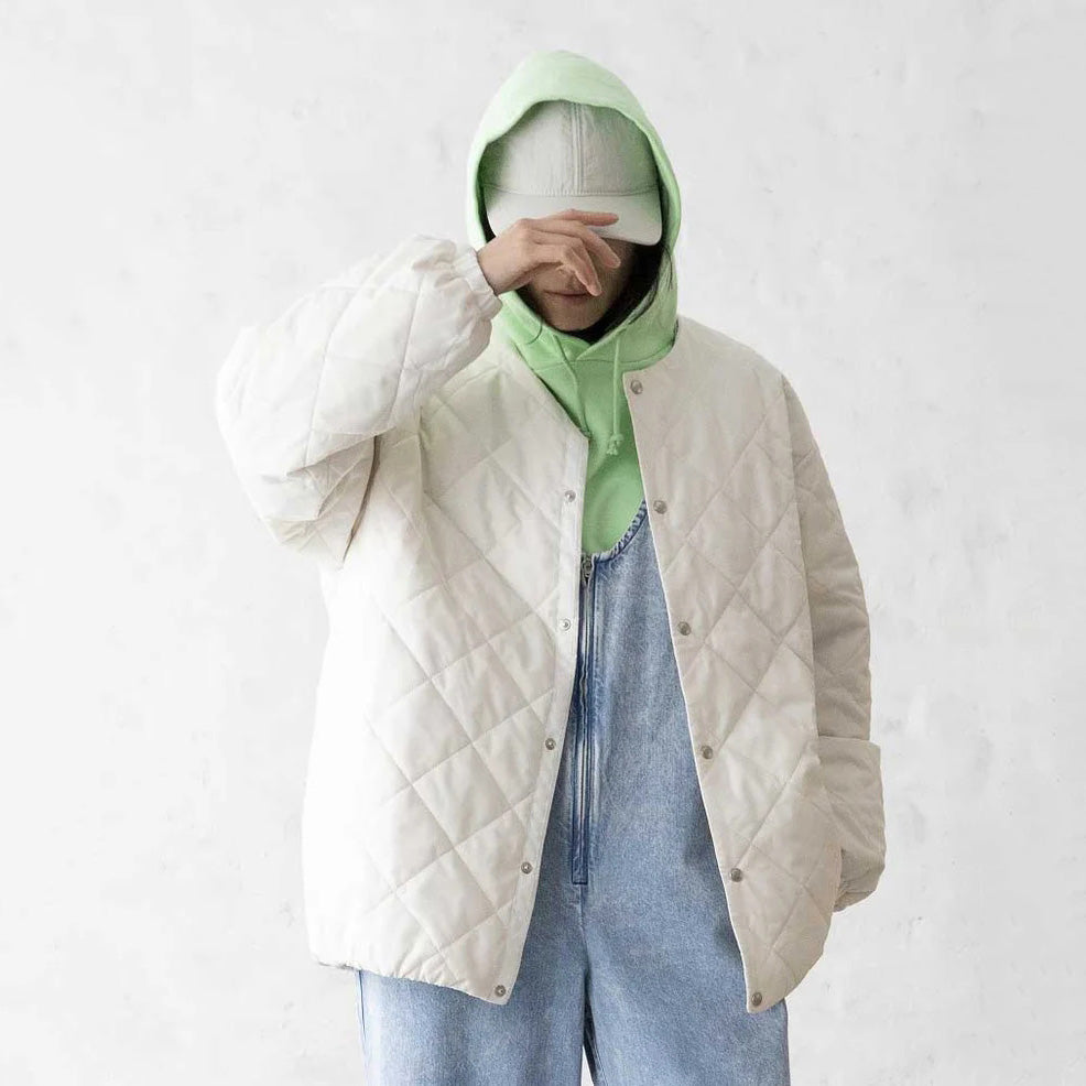 Adult White Padded Jacket