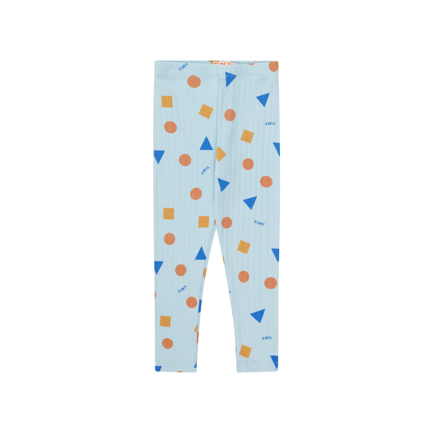 Boys & Girls Light Blue Cotton Leggings