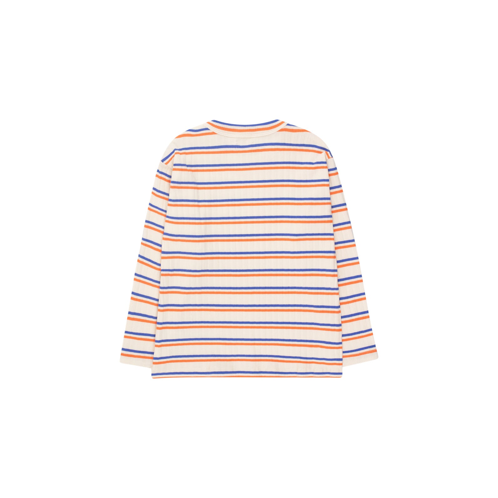 Boys & Girls Cream Stripes Cotton T-Shirt