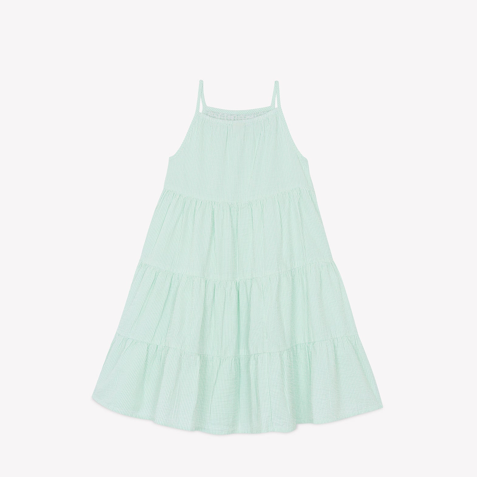 Girls Mint Cotton Dress