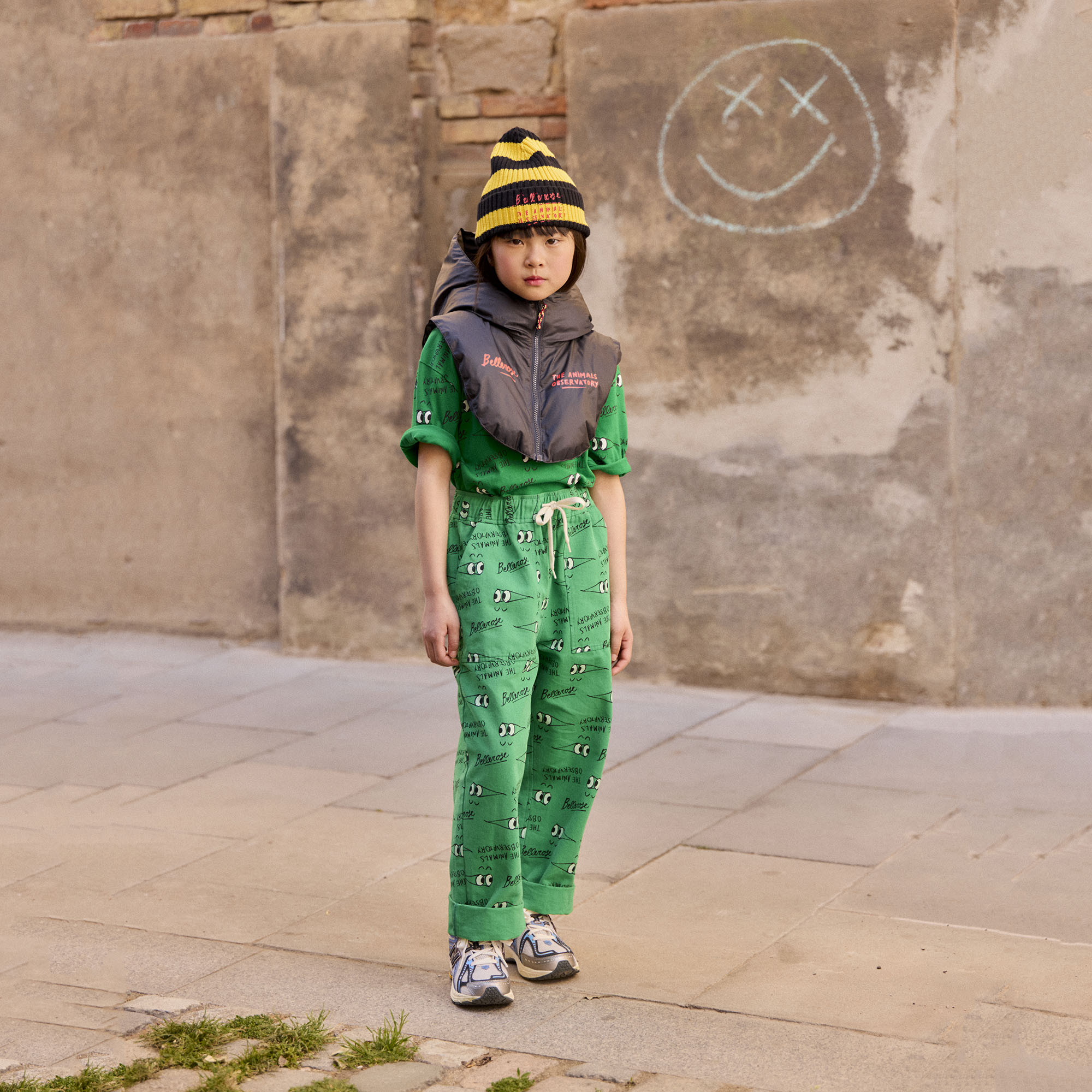 Boys & Girls Dark Blue Padded Hat