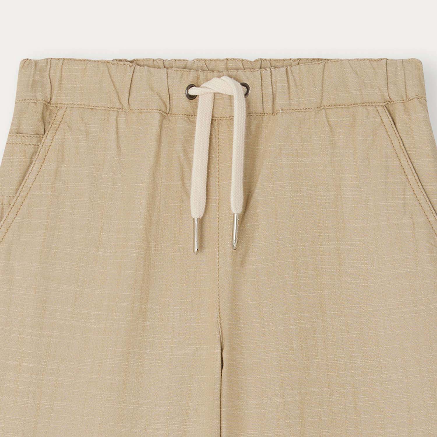 Boys Khaki Cotton Shorts