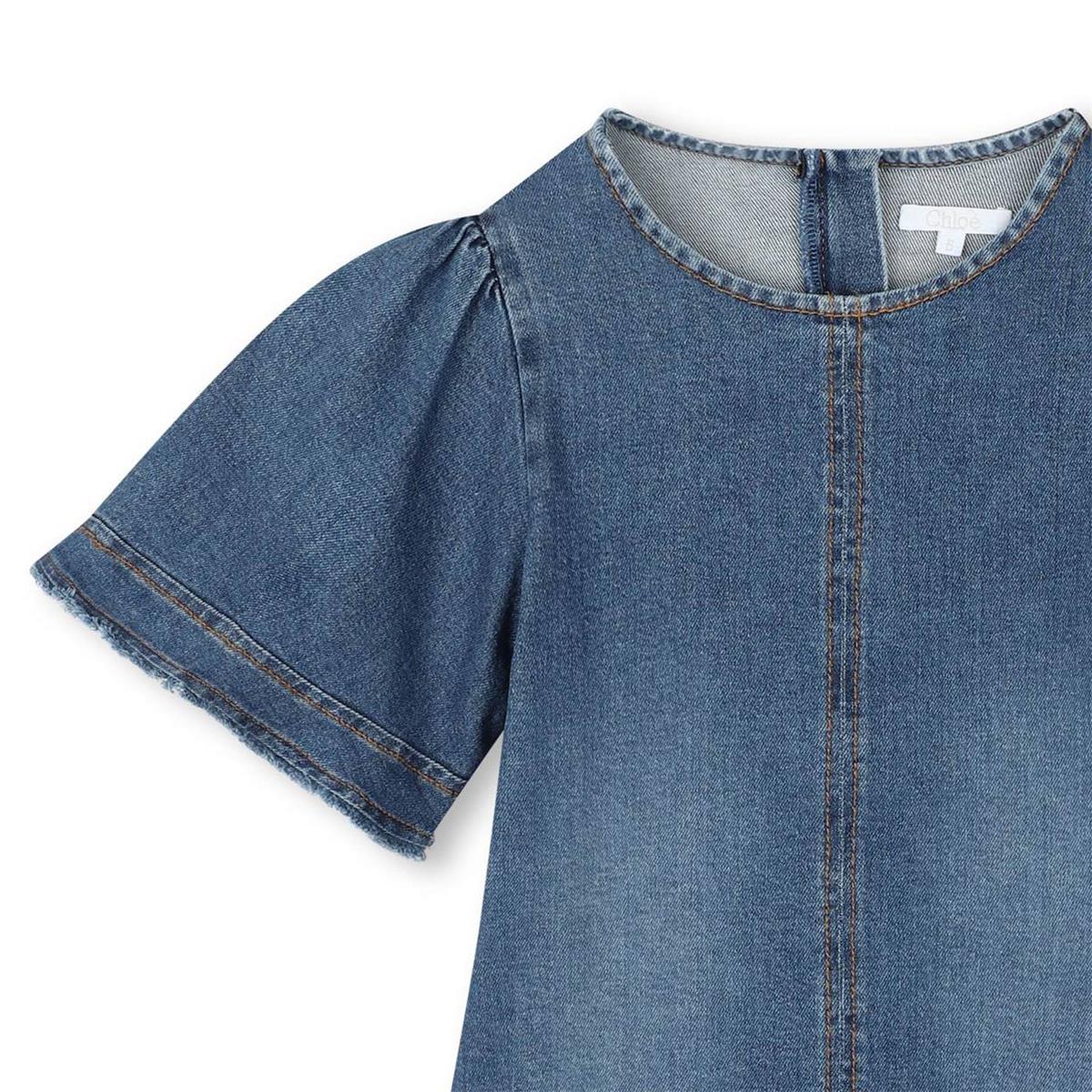 Girls Blue Denim Dress