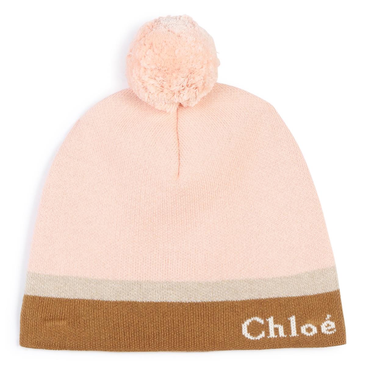 Girls Rose Logo Cotton Hat