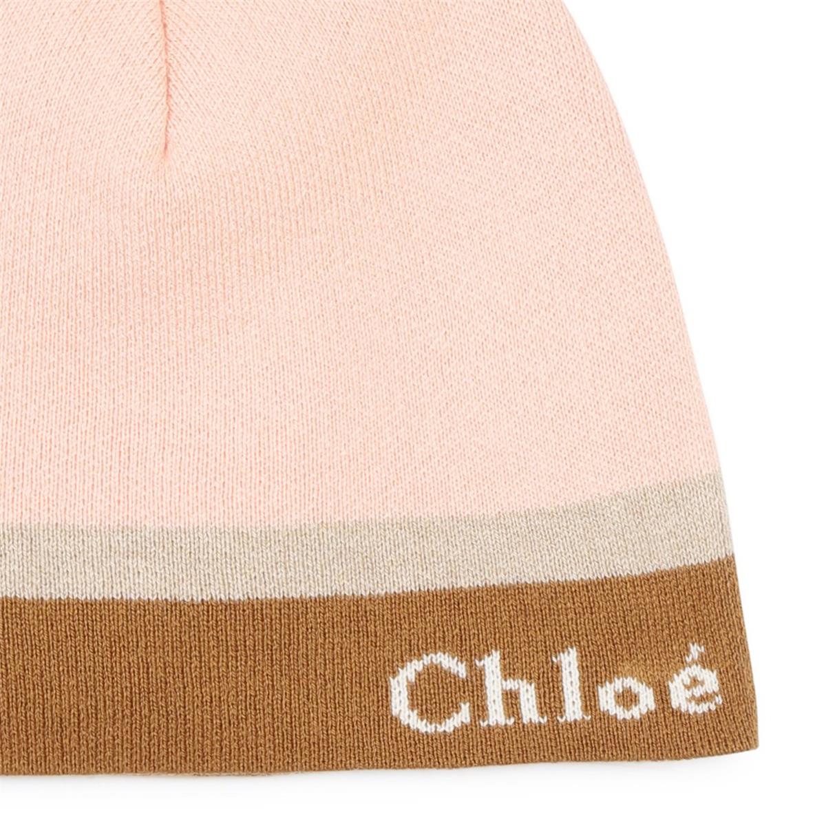 Girls Rose Logo Cotton Hat