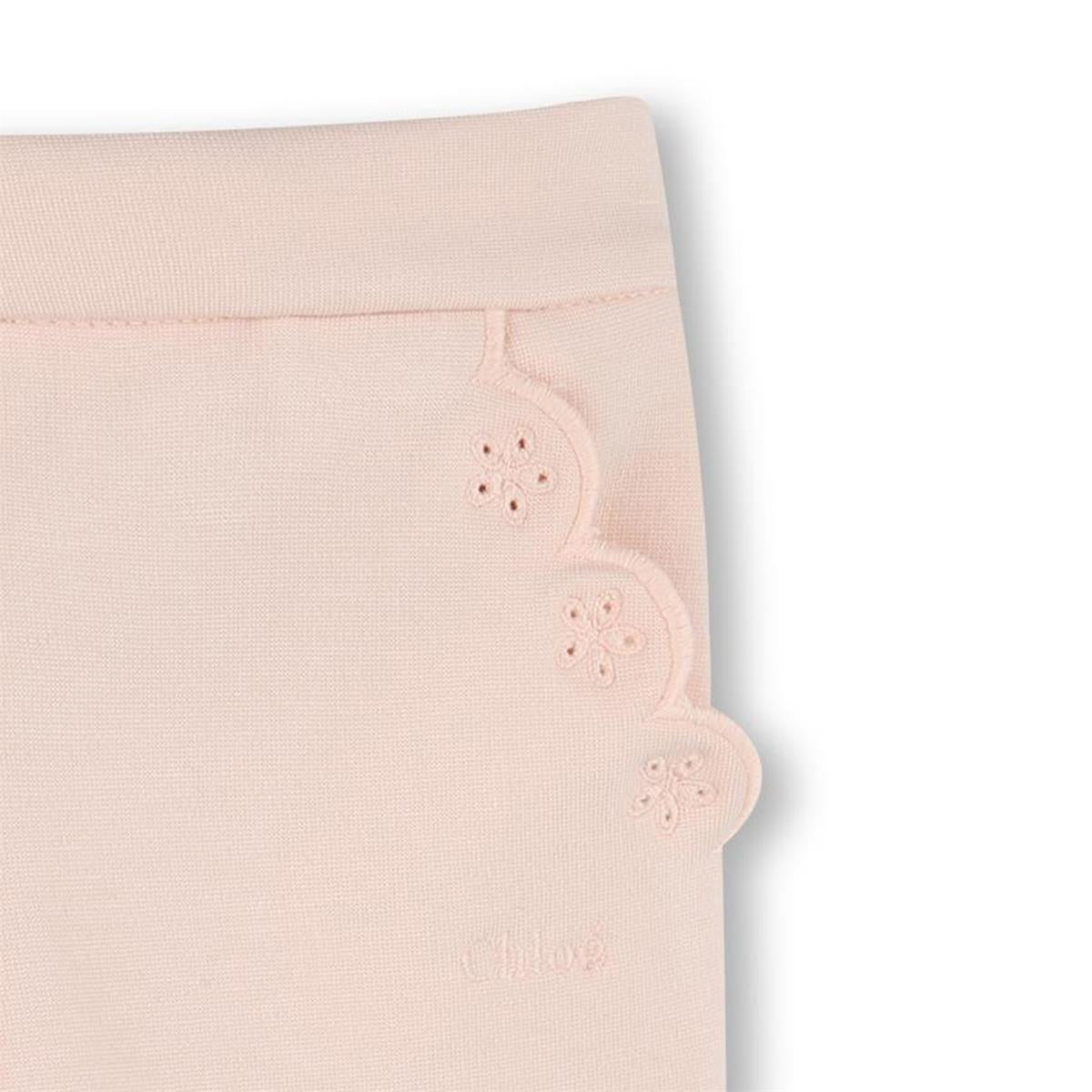 Baby Girls Rose Cotton Trousers