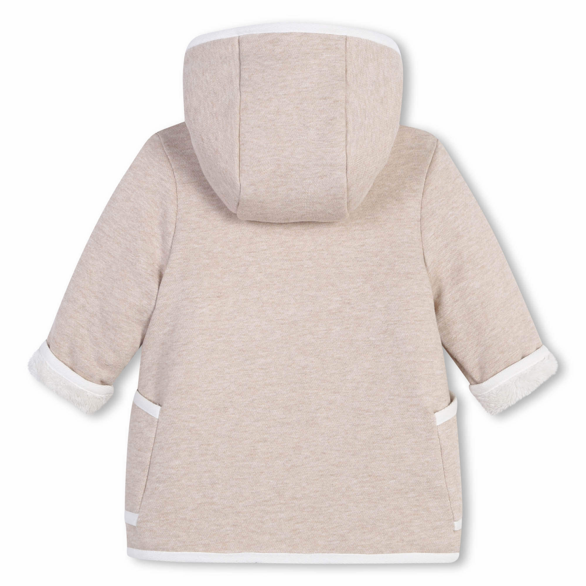 Baby Girls Beige Padded Coat