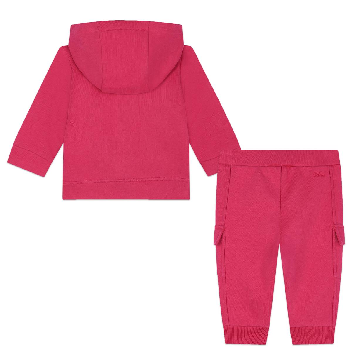 Baby Girls Fuchsia Cotton Set