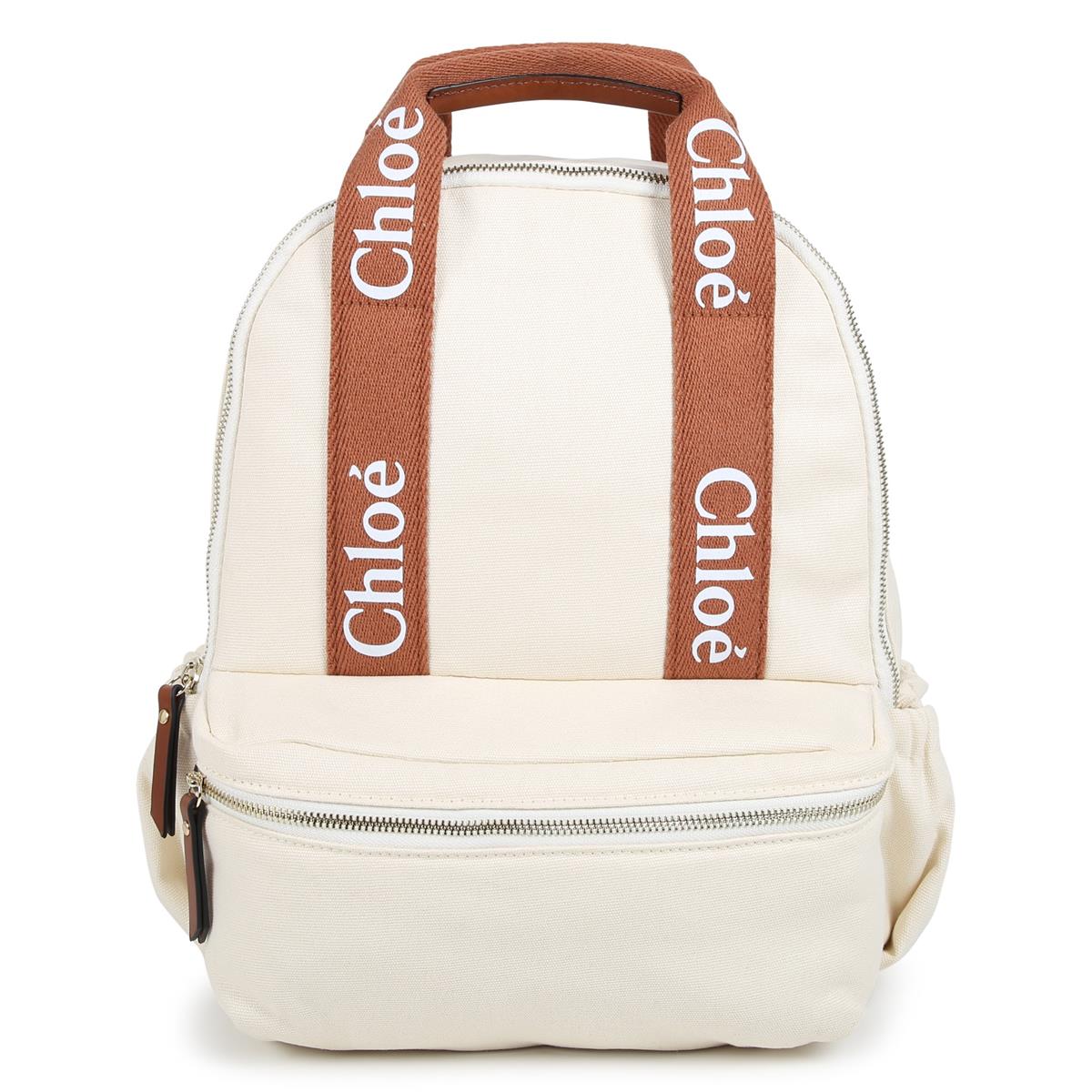 Girls White Backpack(28x12x36cm)