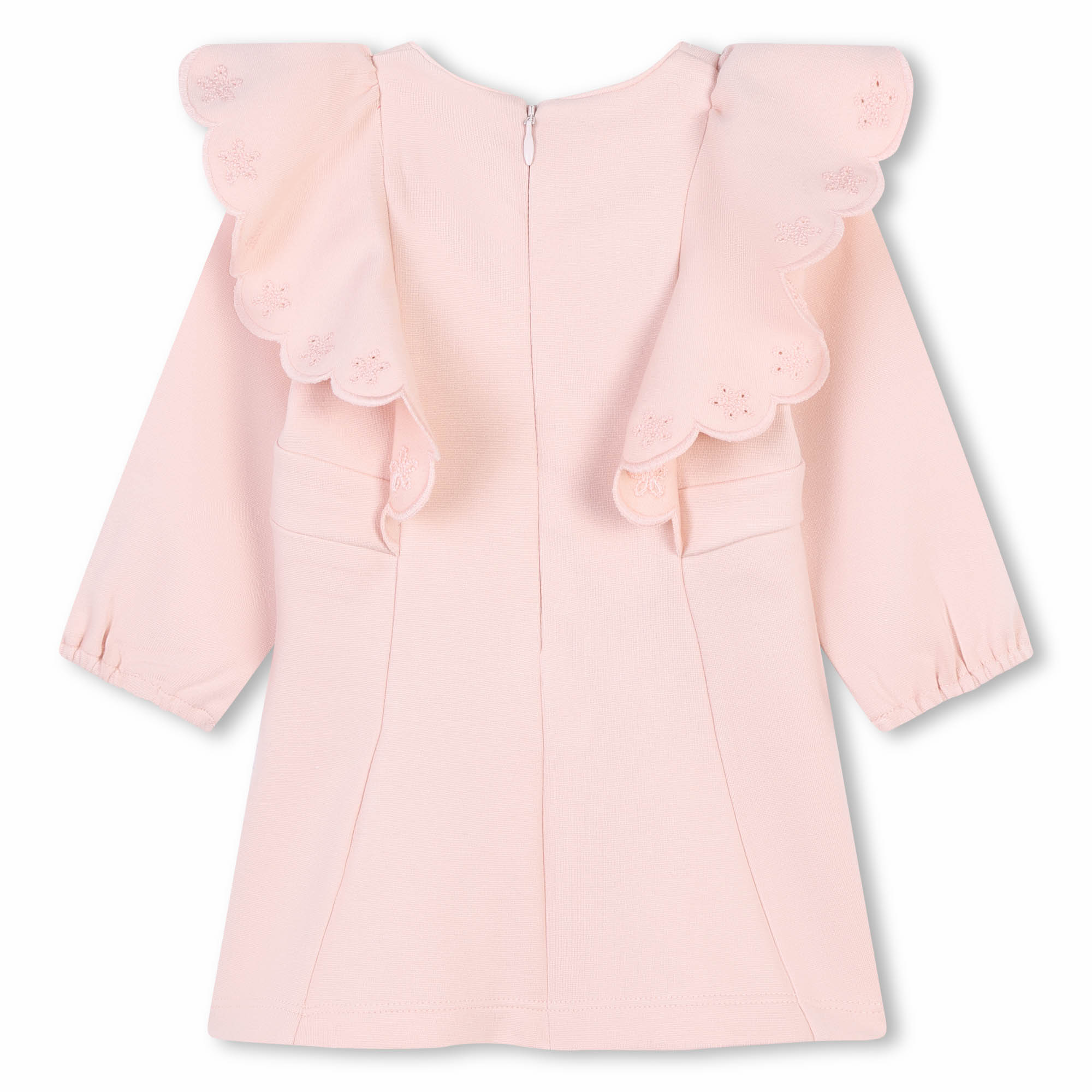 Baby Girls Pink Ruffled Dress